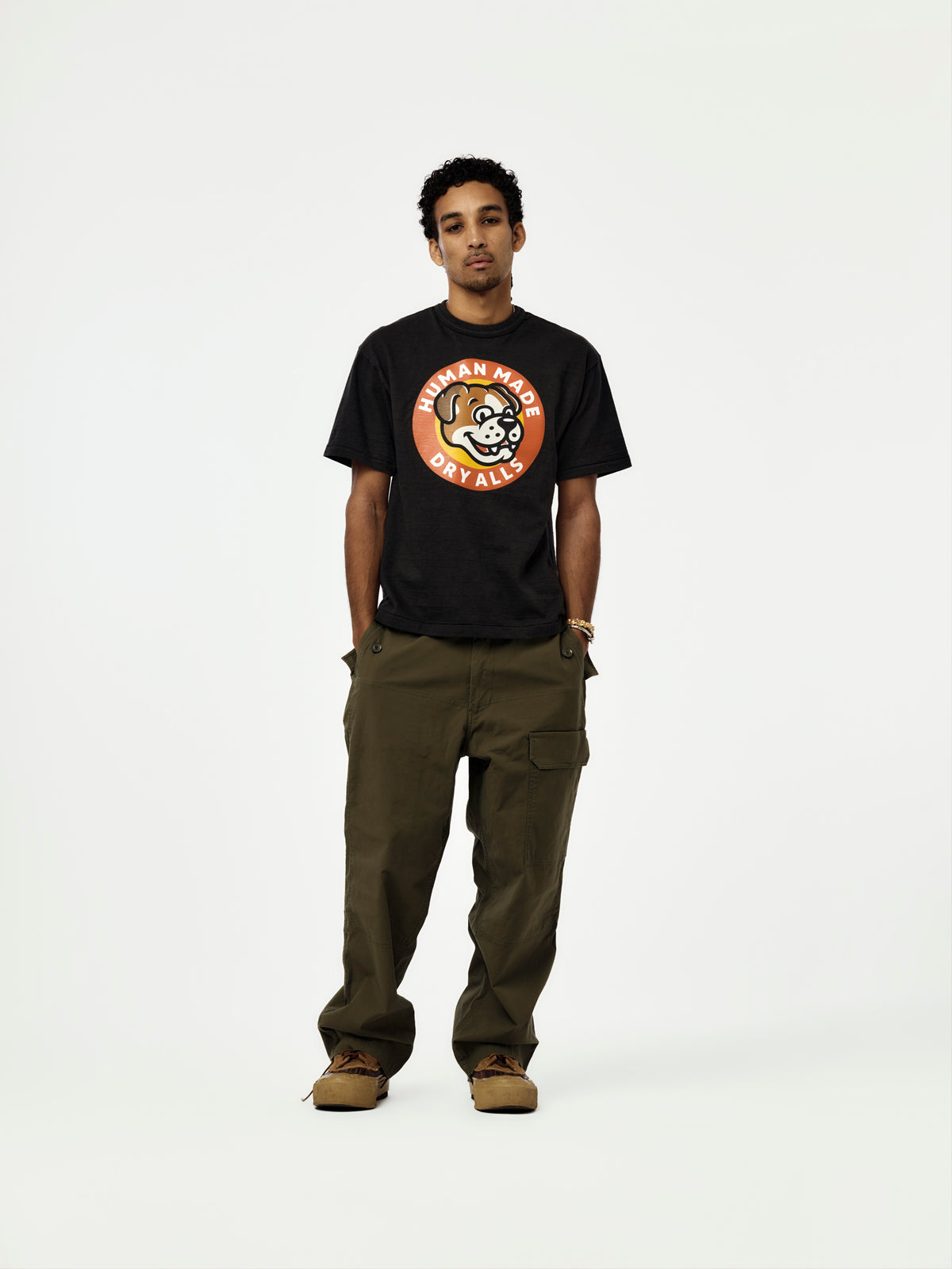 GRAPHIC T-SHIRT (BLACK) - HM32TE006
