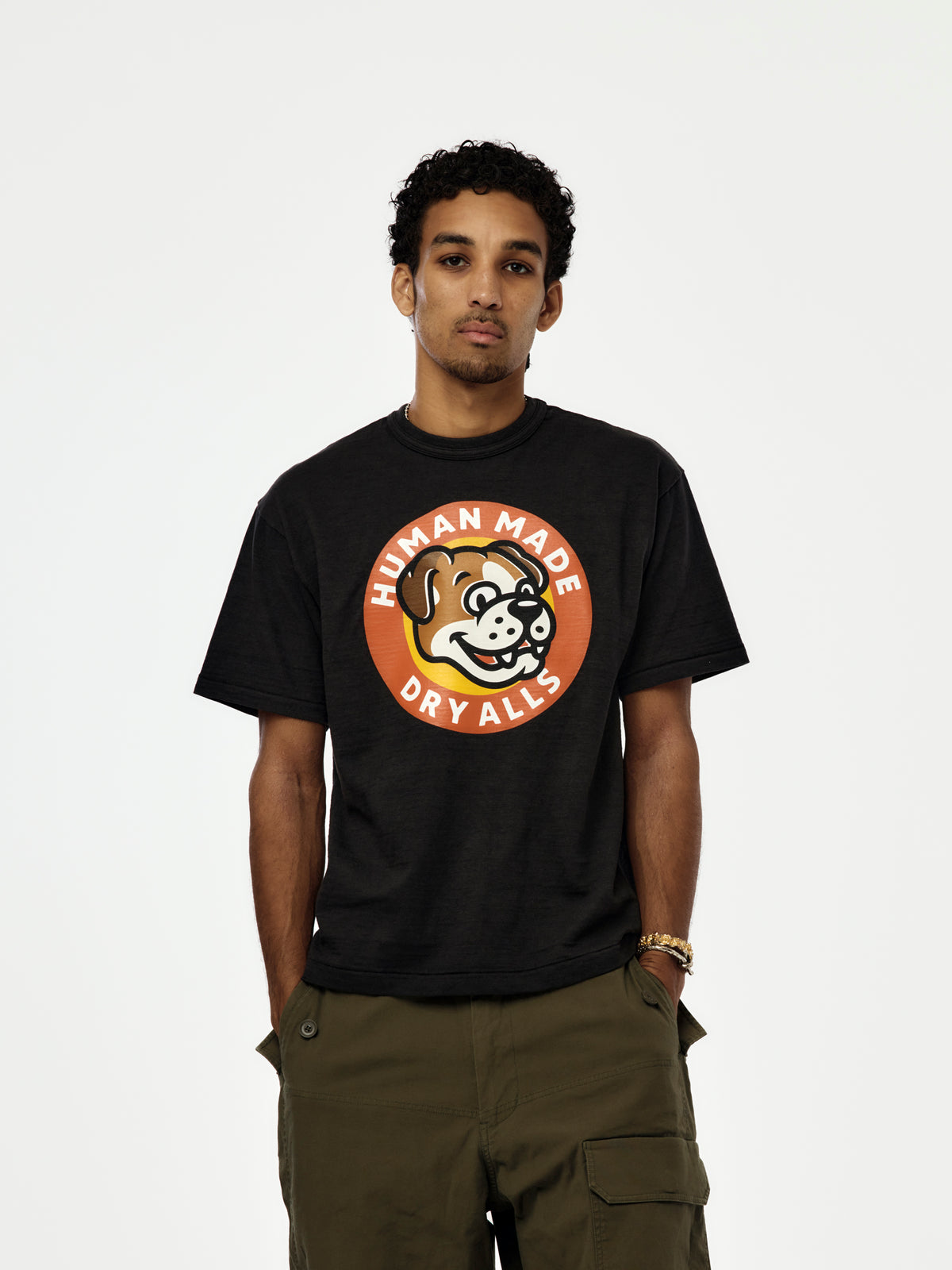 GRAPHIC T-SHIRT (BLACK) - HM32TE006