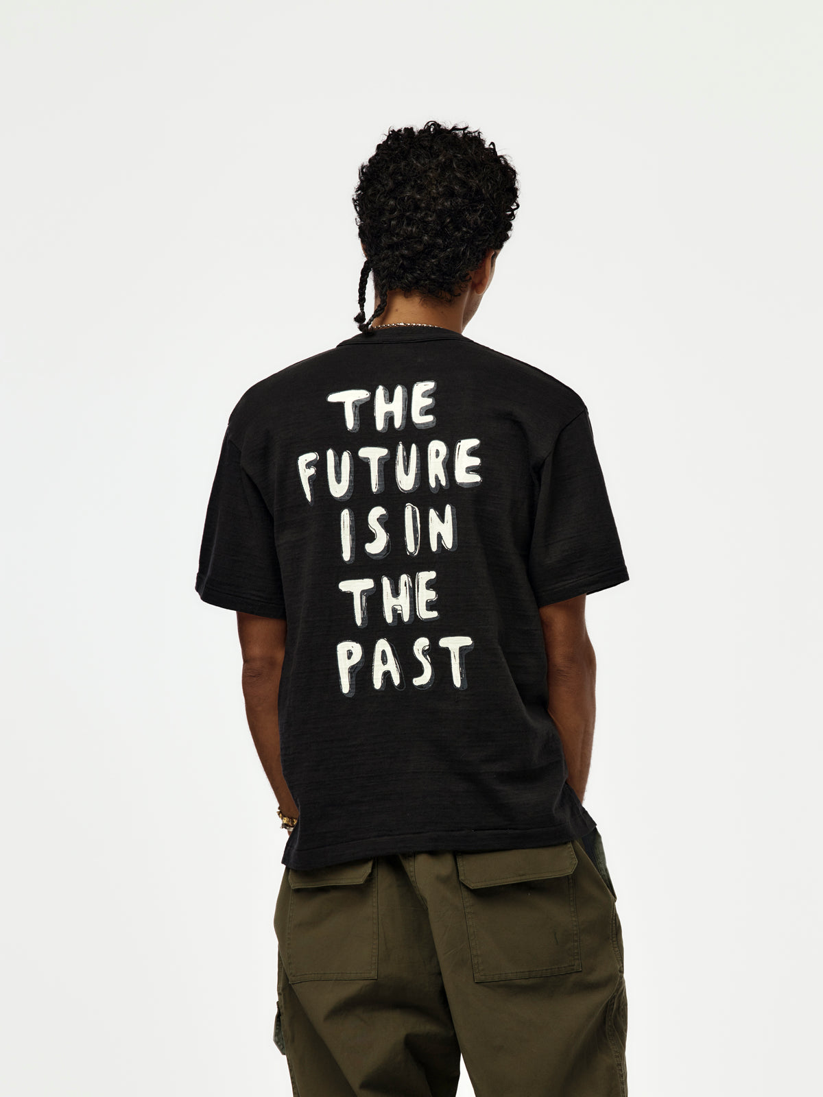 GRAPHIC T-SHIRT (BLACK) - HM32TE014