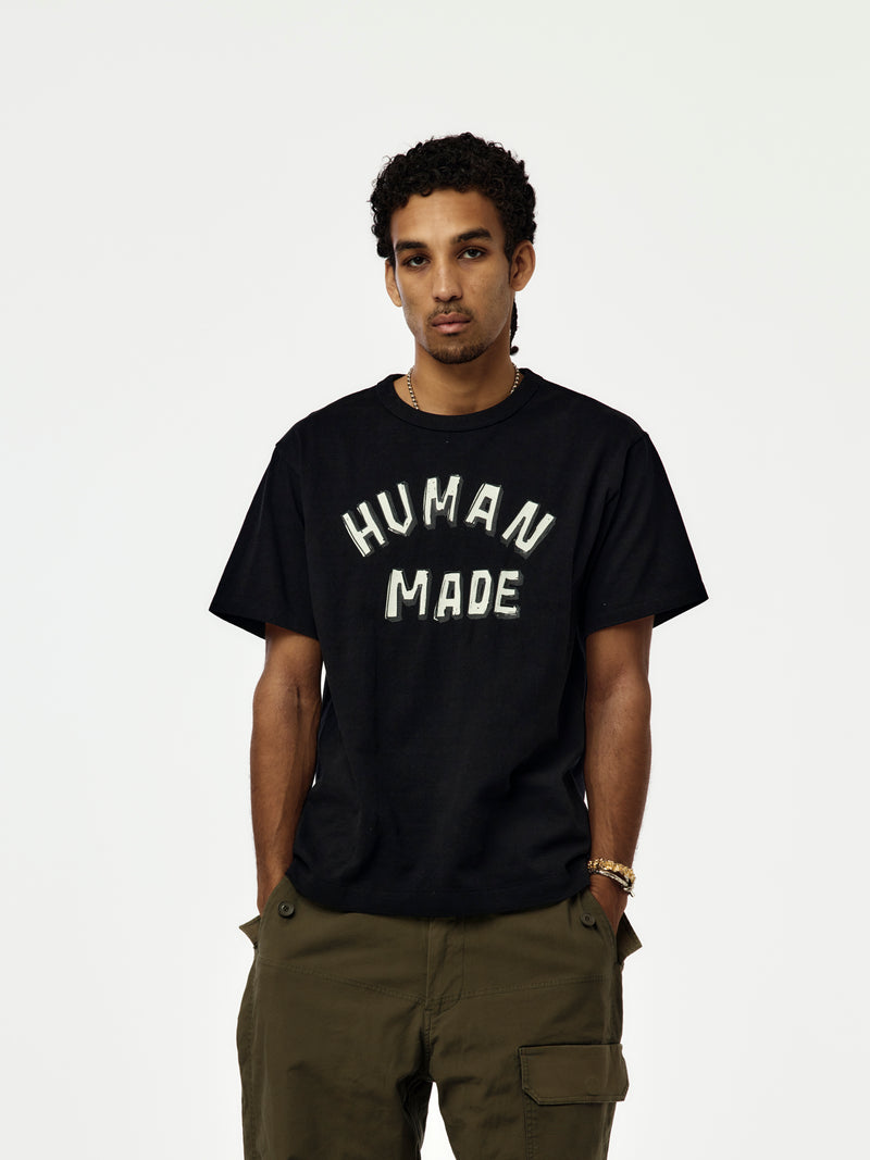 GRAPHIC T-SHIRT (BLACK) - HM32TE015
