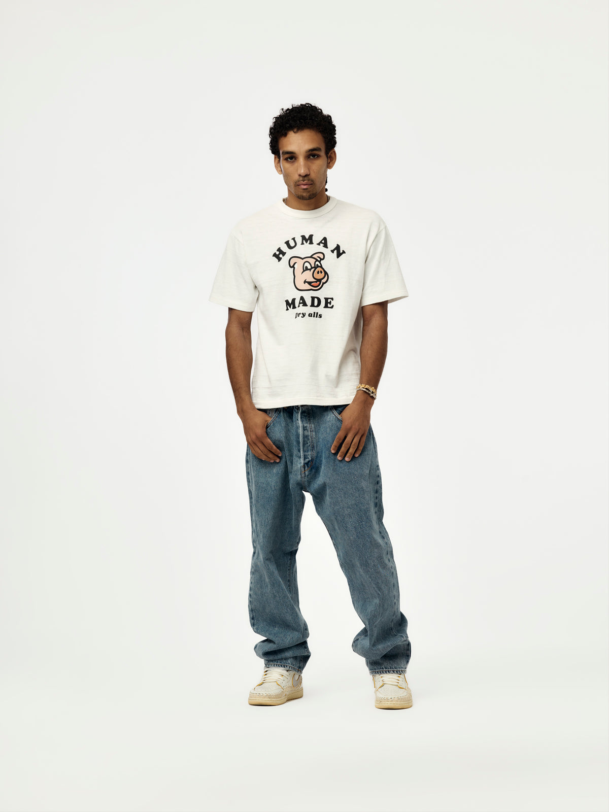 GRAPHIC T-SHIRT (WHITE) - HM32TE003