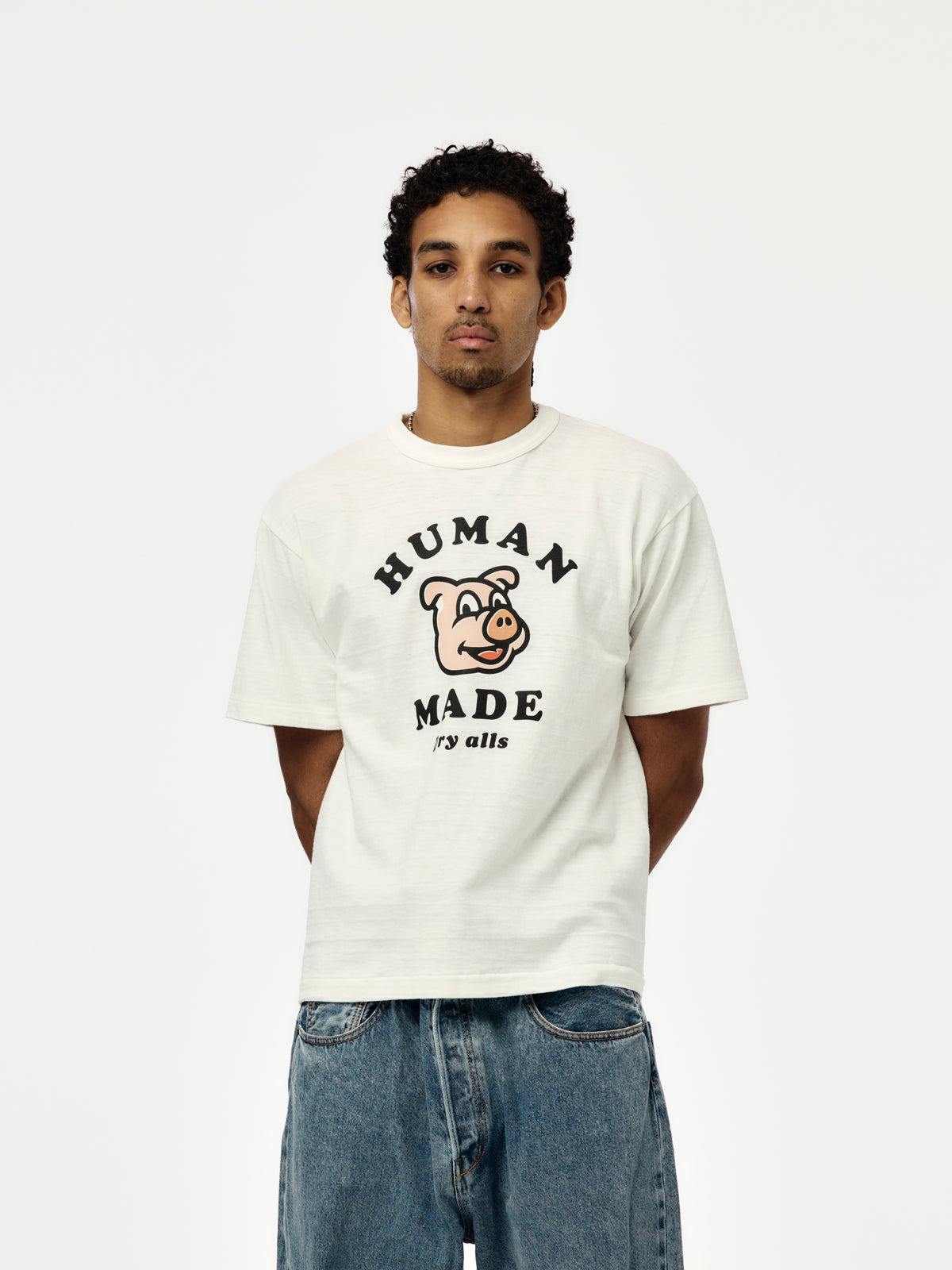 GRAPHIC T-SHIRT (WHITE) - HM32TE003