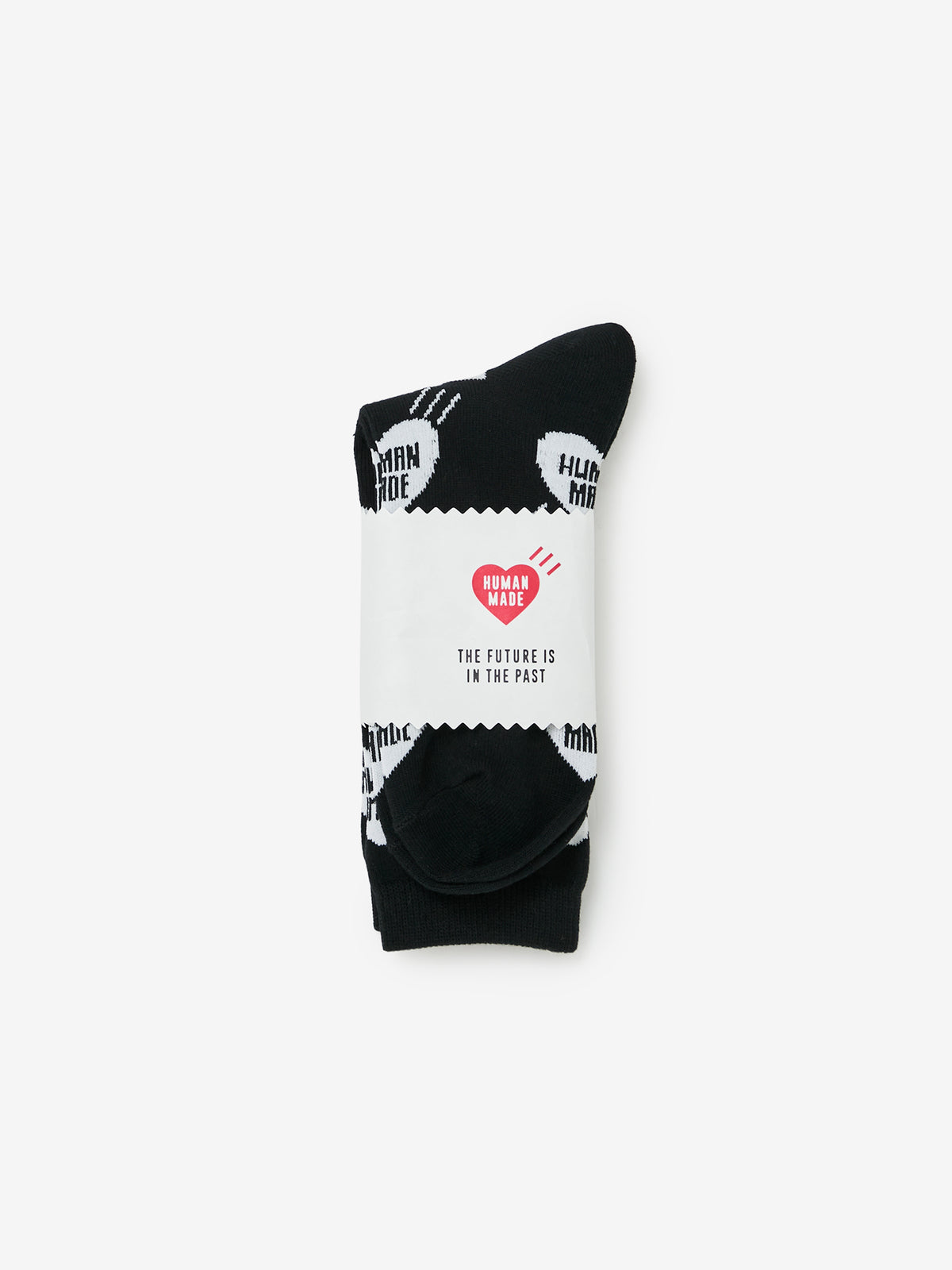 HEART SOCKS (BLACK) - HM32GD057