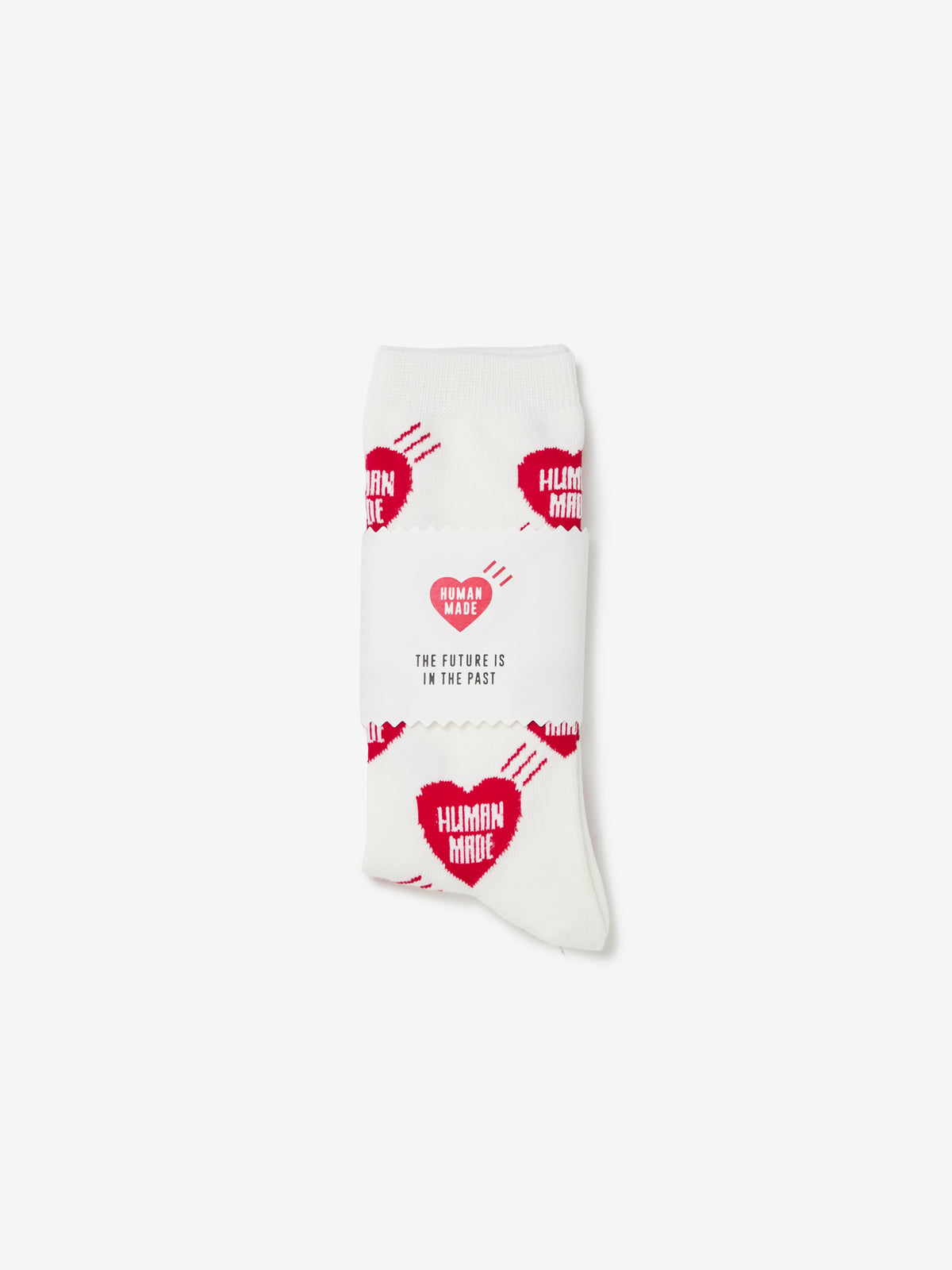 HEART SOCKS (WHITE) - HM32GD057