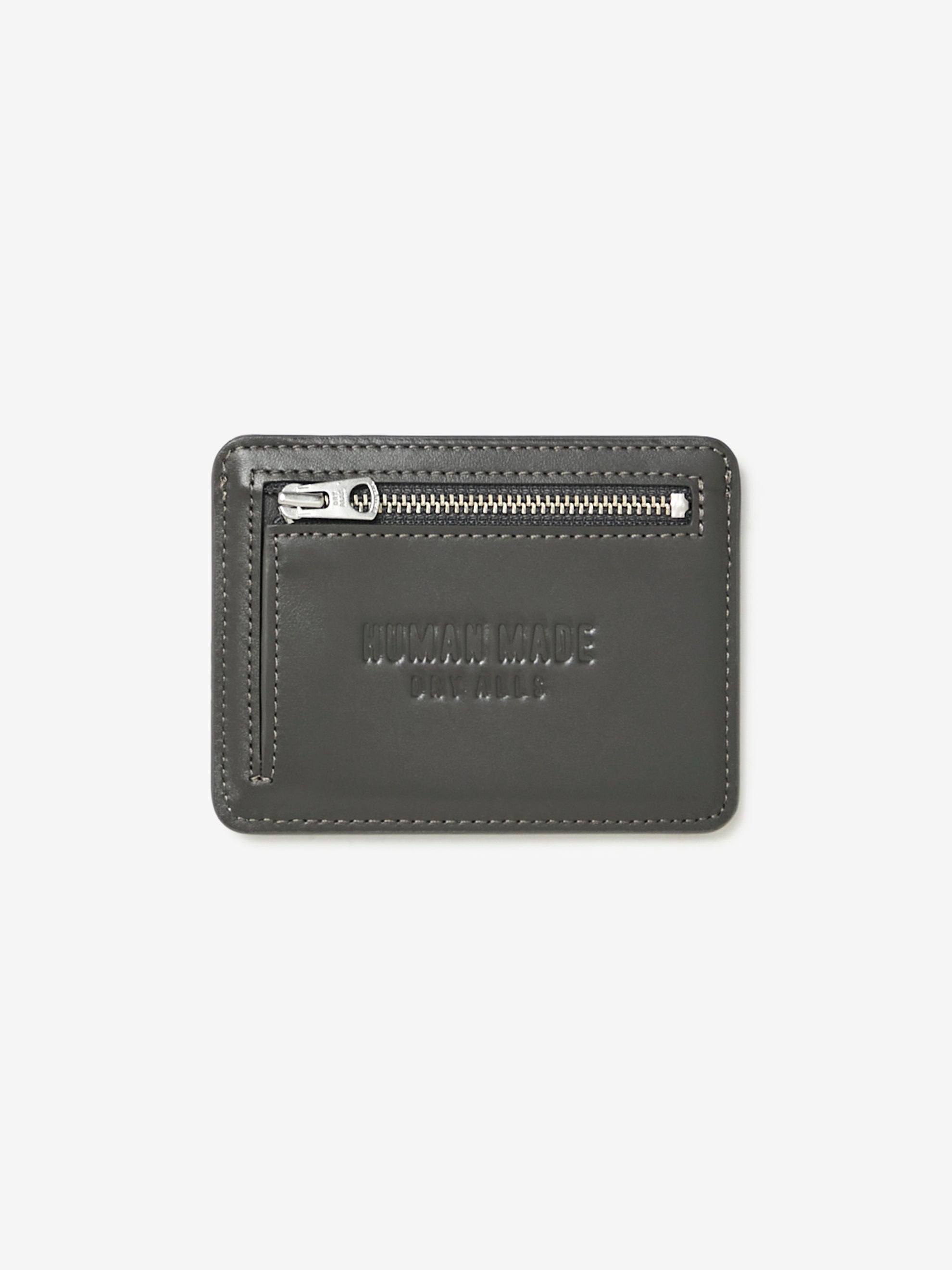 小物 HUMAN MADE LEATHER WALLET Human Made HUMAN MADE LEATHER WALLET (GRAY) - UNION LOS ANGELES
