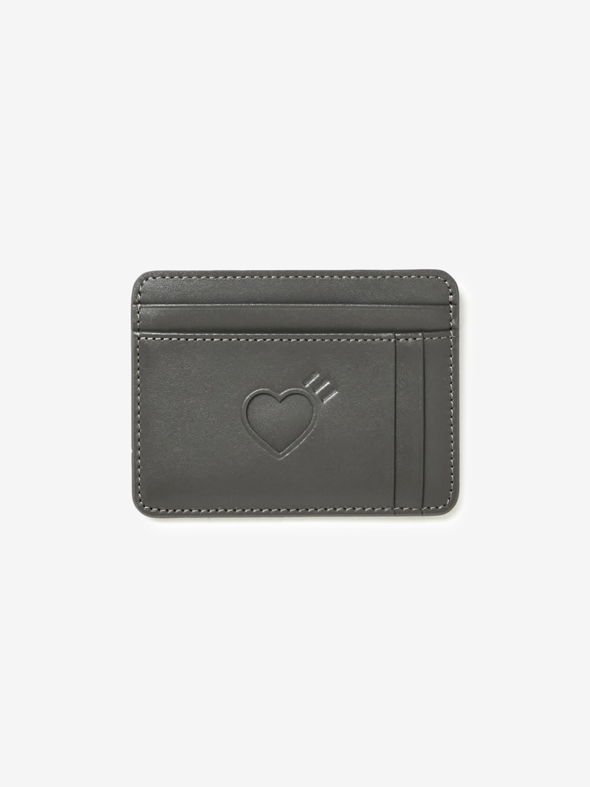 小物 HUMAN MADE LEATHER WALLET Human Made HUMAN MADE LEATHER WALLET (GRAY) - UNION LOS ANGELES