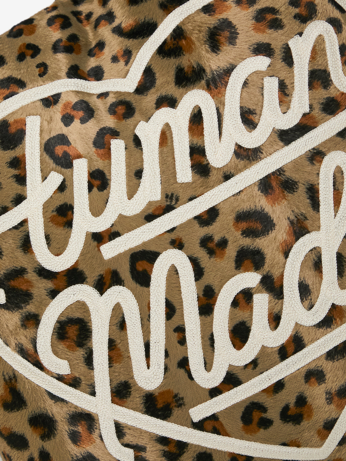 LEOPARD CUSHION (BROWN)