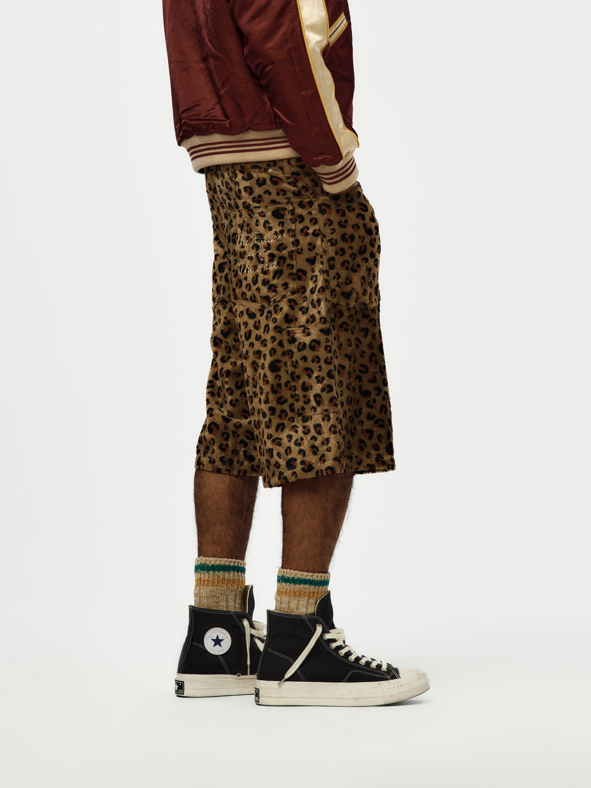 LEOPARD SHORTS (BEIGE)