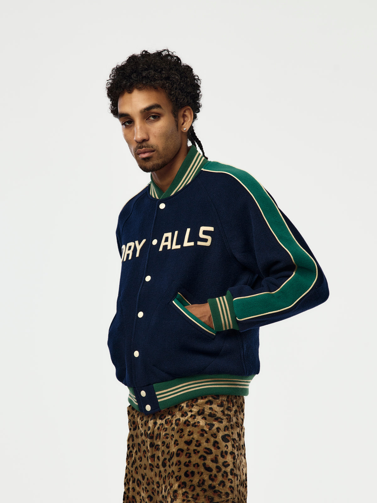 VARSITY JACKET (NAVY)
