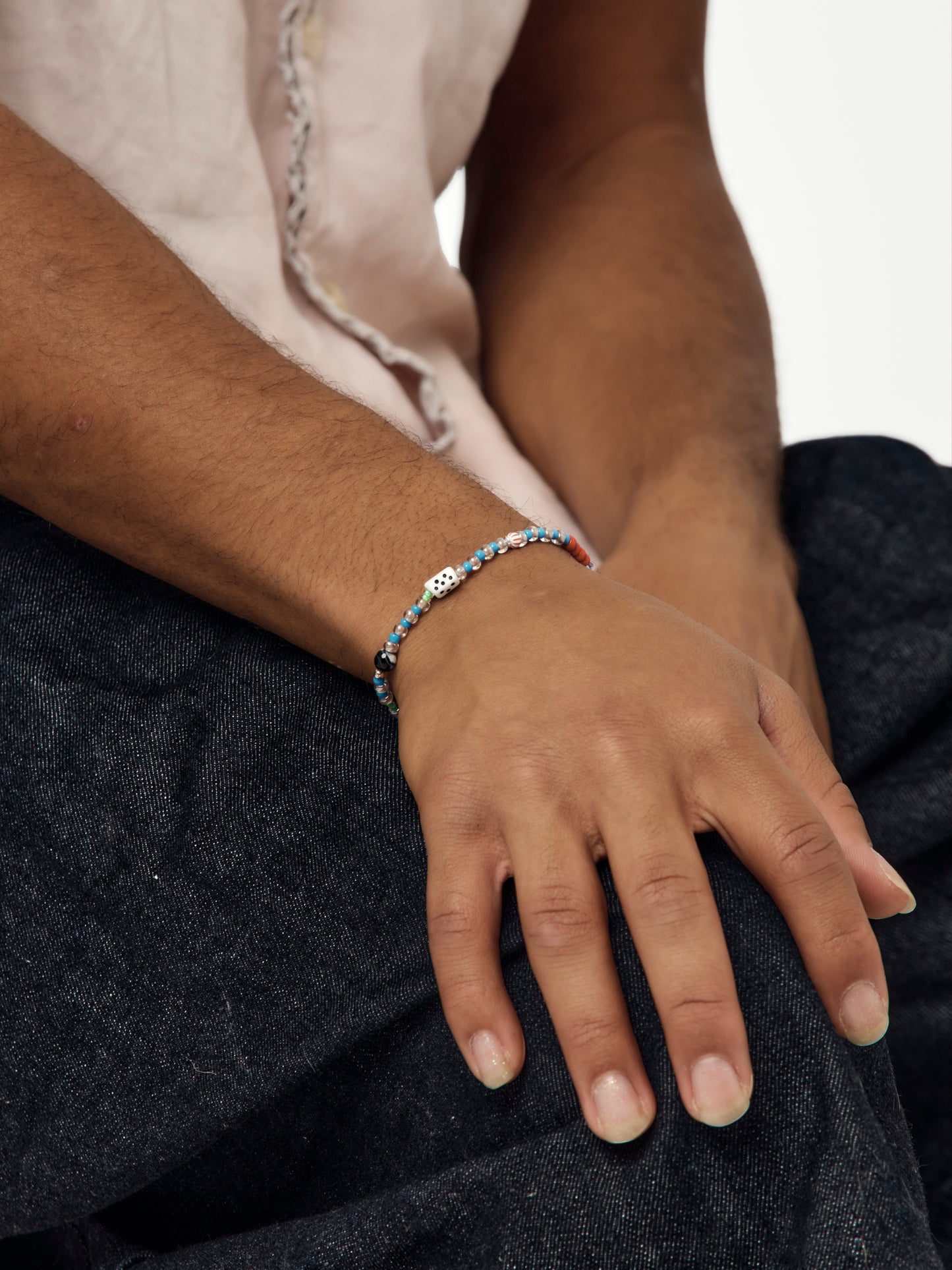J ALXNDRA Elio Bracelet (925SS/Agate/Semi-Precious)