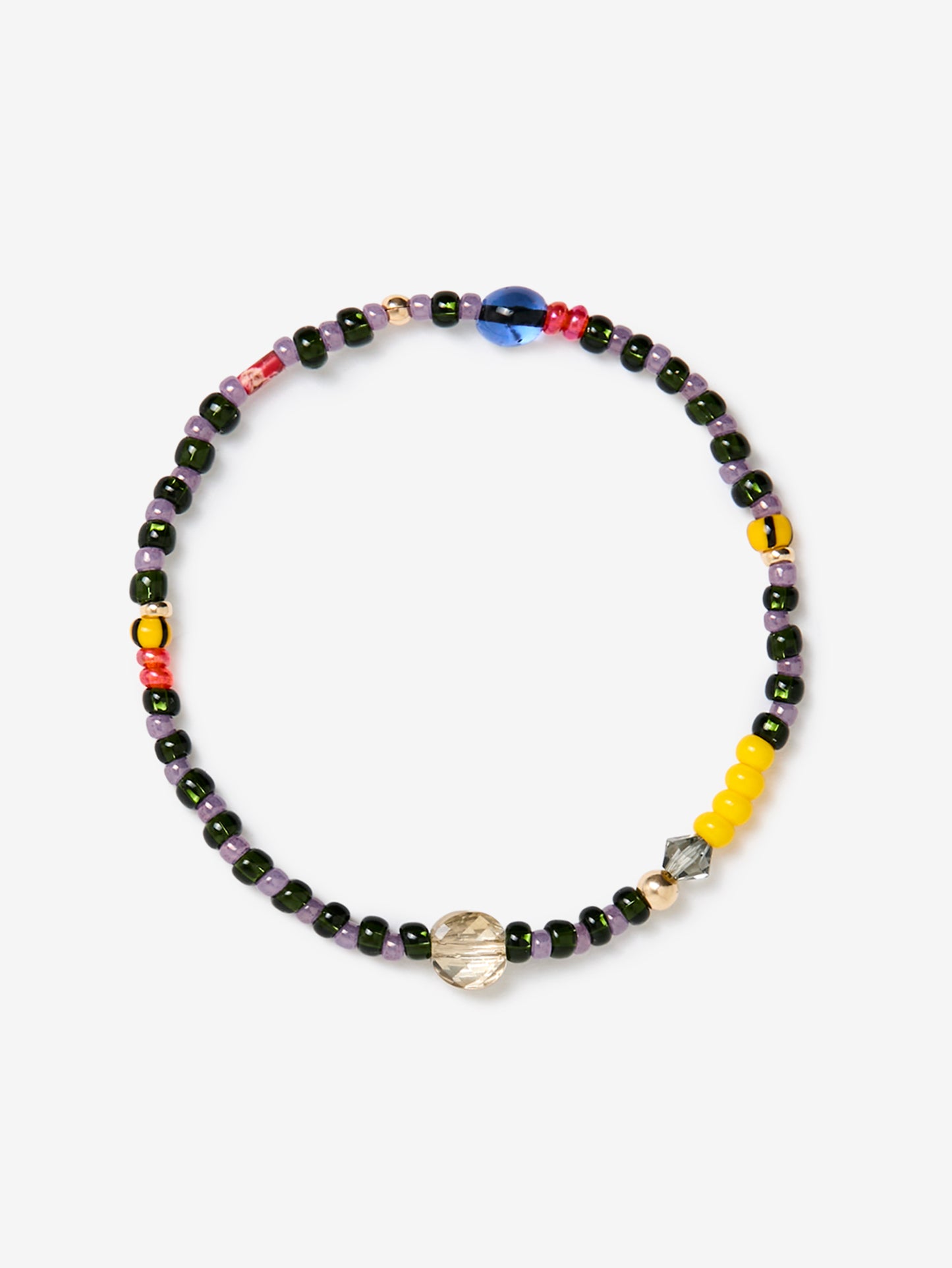 J ALXNDRA Elmwood Bracelet (14KGF/Agate/Semi-Precious)