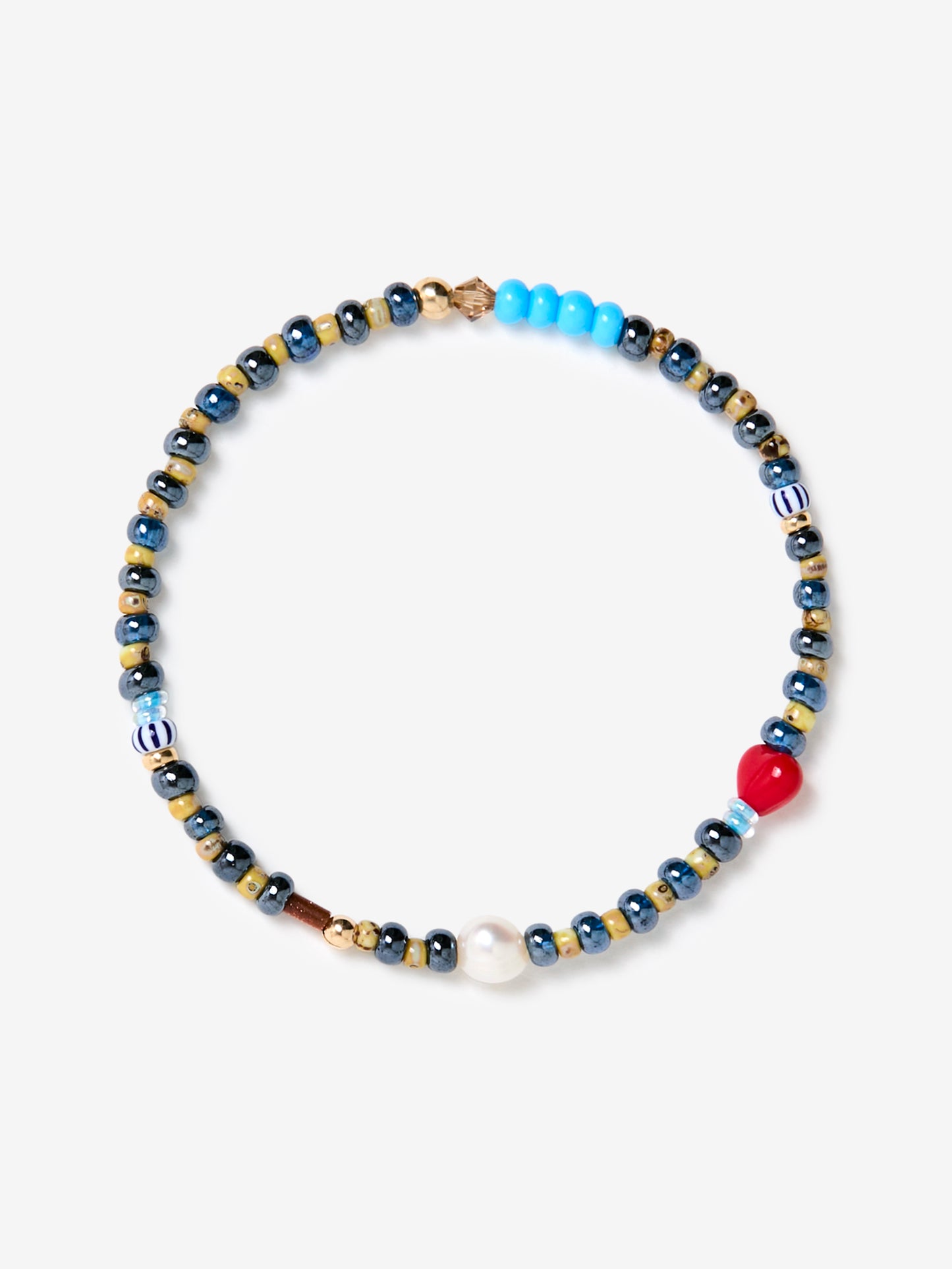 J ALXNDRA Emil Bracelet (14KGF/Pearl/Semi-Precious)