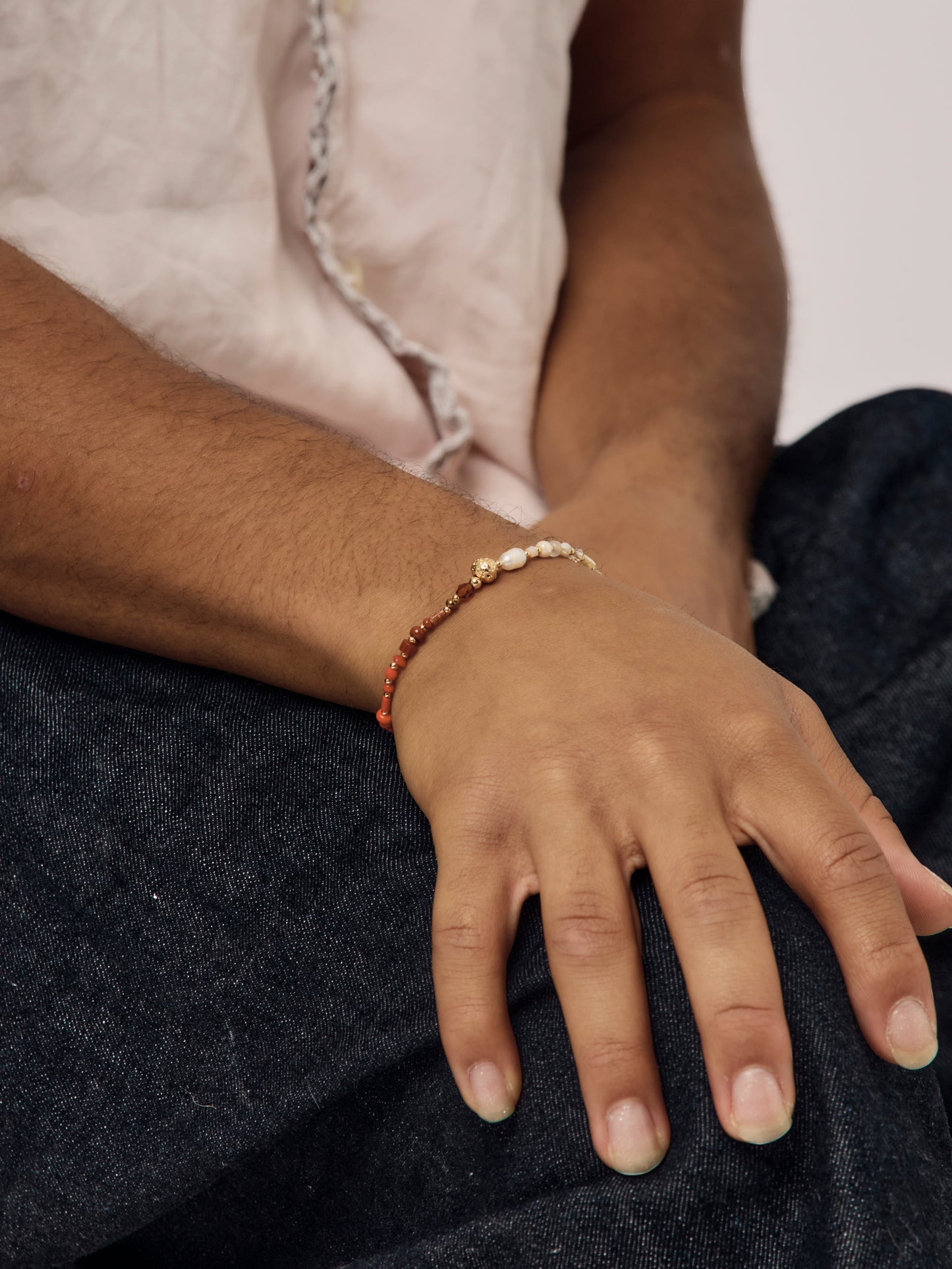 J ALXNDRA Vitality Prism Bracelet (14KGF/Semi-Precious)