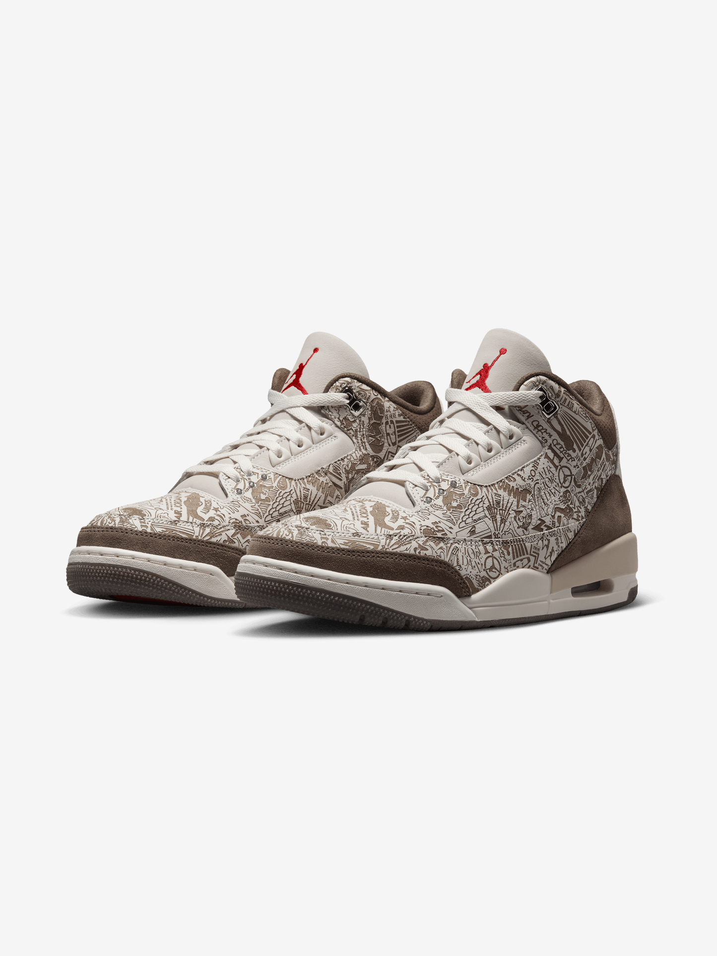Air Jordan 3 "Laser" (Phantom/University Red/Palomino/Sail)