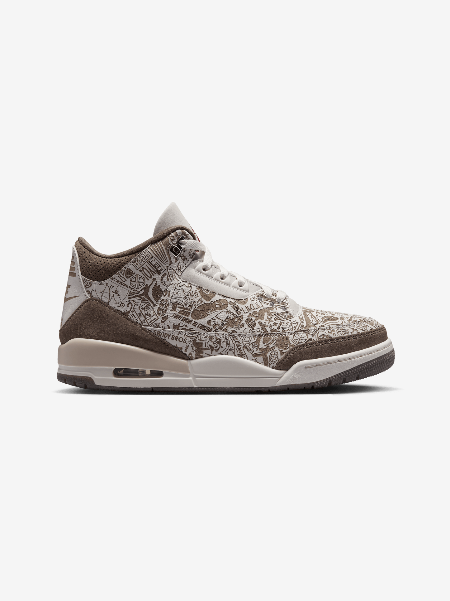 Air Jordan 3 "Laser" (Phantom/University Red/Palomino/Sail)