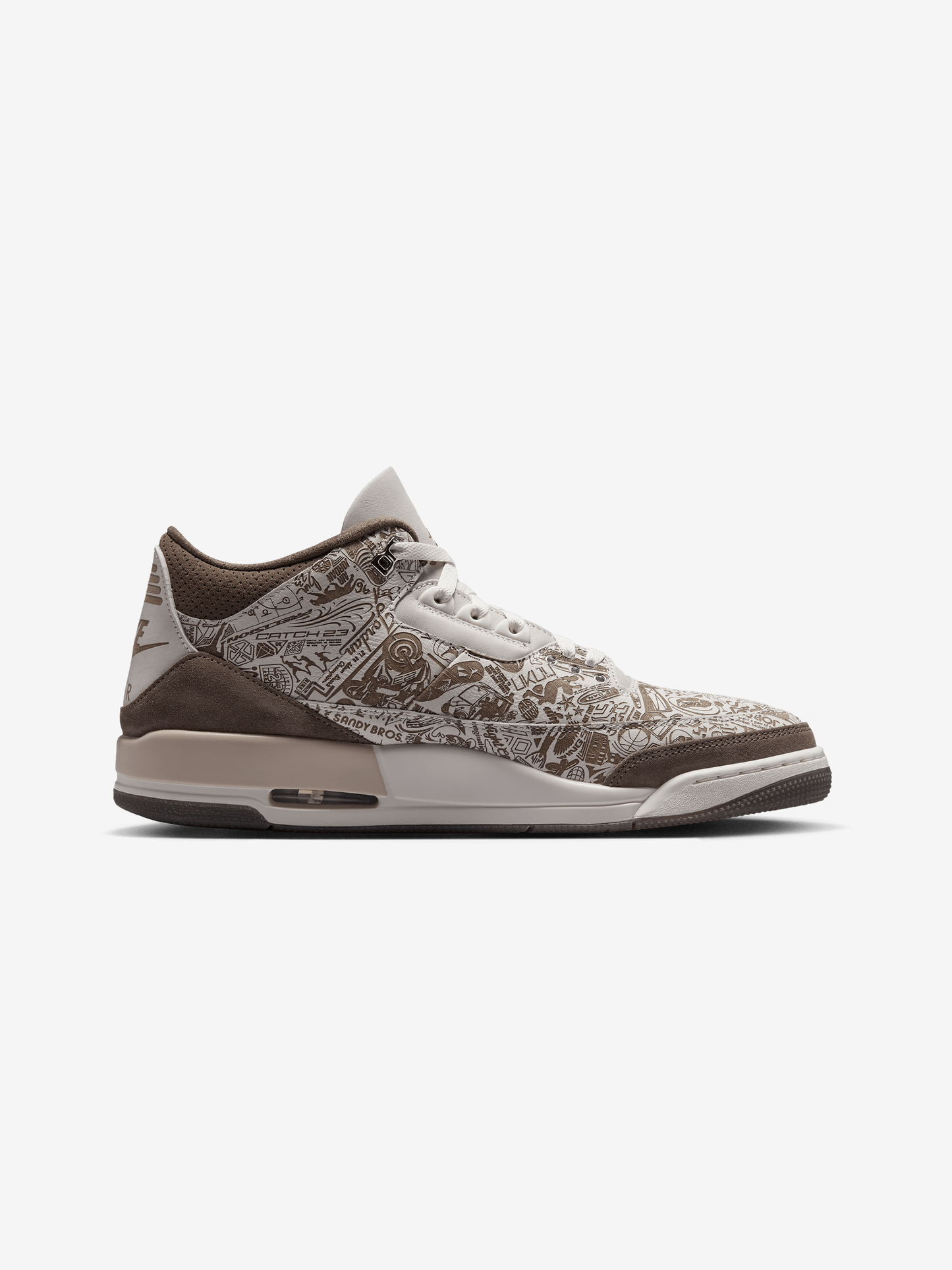 Air Jordan 3 "Laser" (Phantom/University Red/Palomino/Sail)