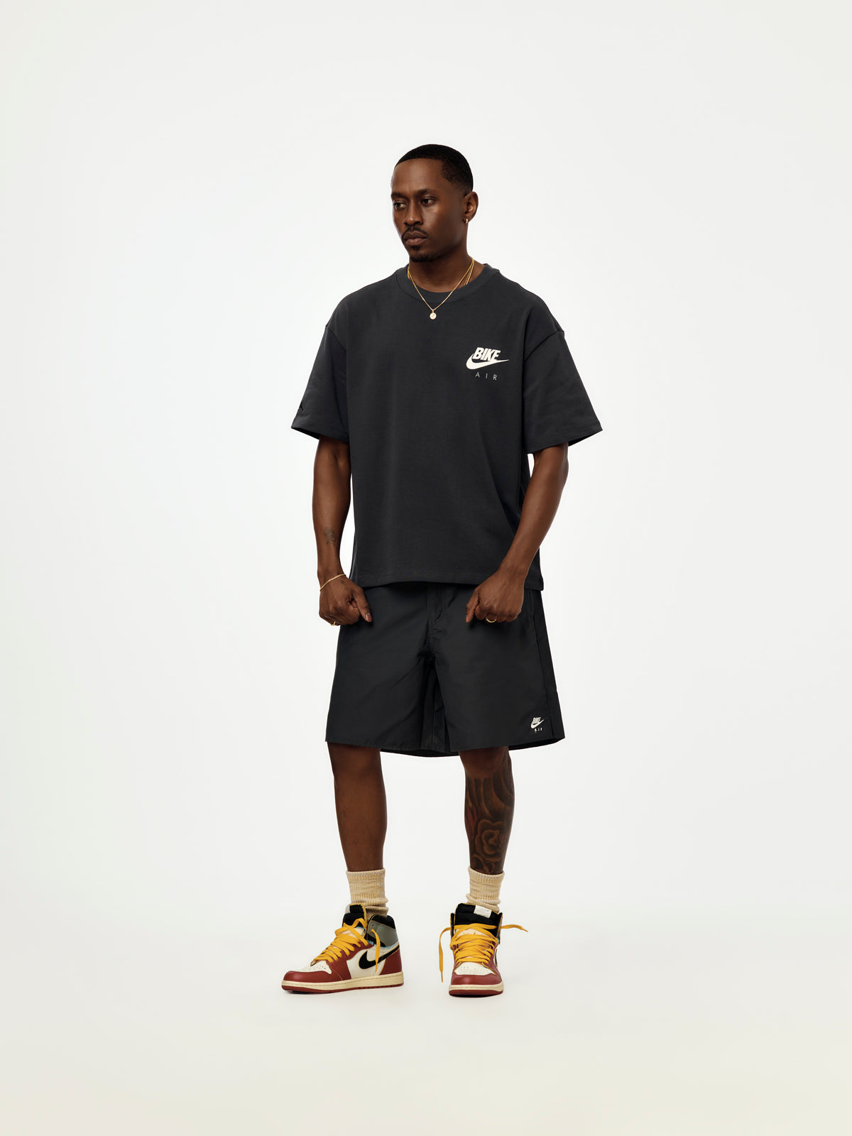 Jordan Brand Jordan BIKE AIR x Nigel Sylvester T-Shirt (ANTHRACITE 