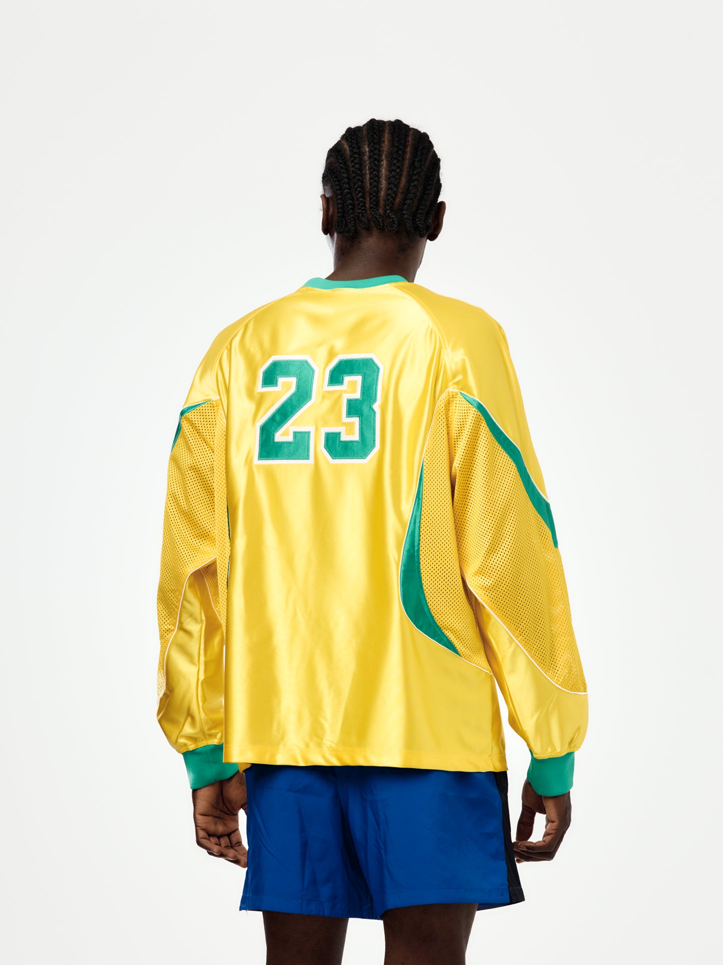 Jordan Brazil Goalie Top (VARSITY MAIZE/LUCKY GREEN)