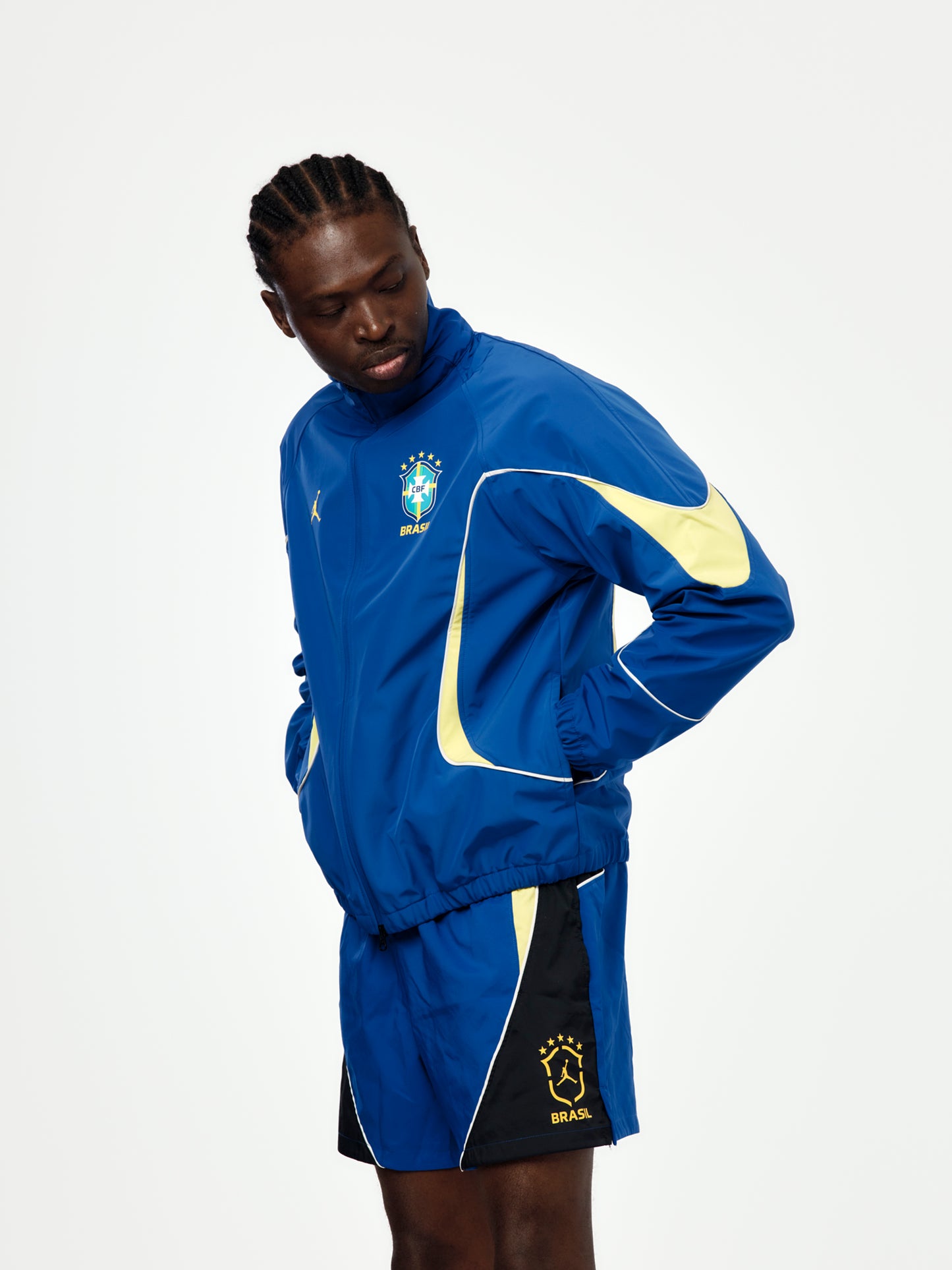 Jordan Brazil Jacket (OLD ROYAL/YELLOW PULSE/WHITE)