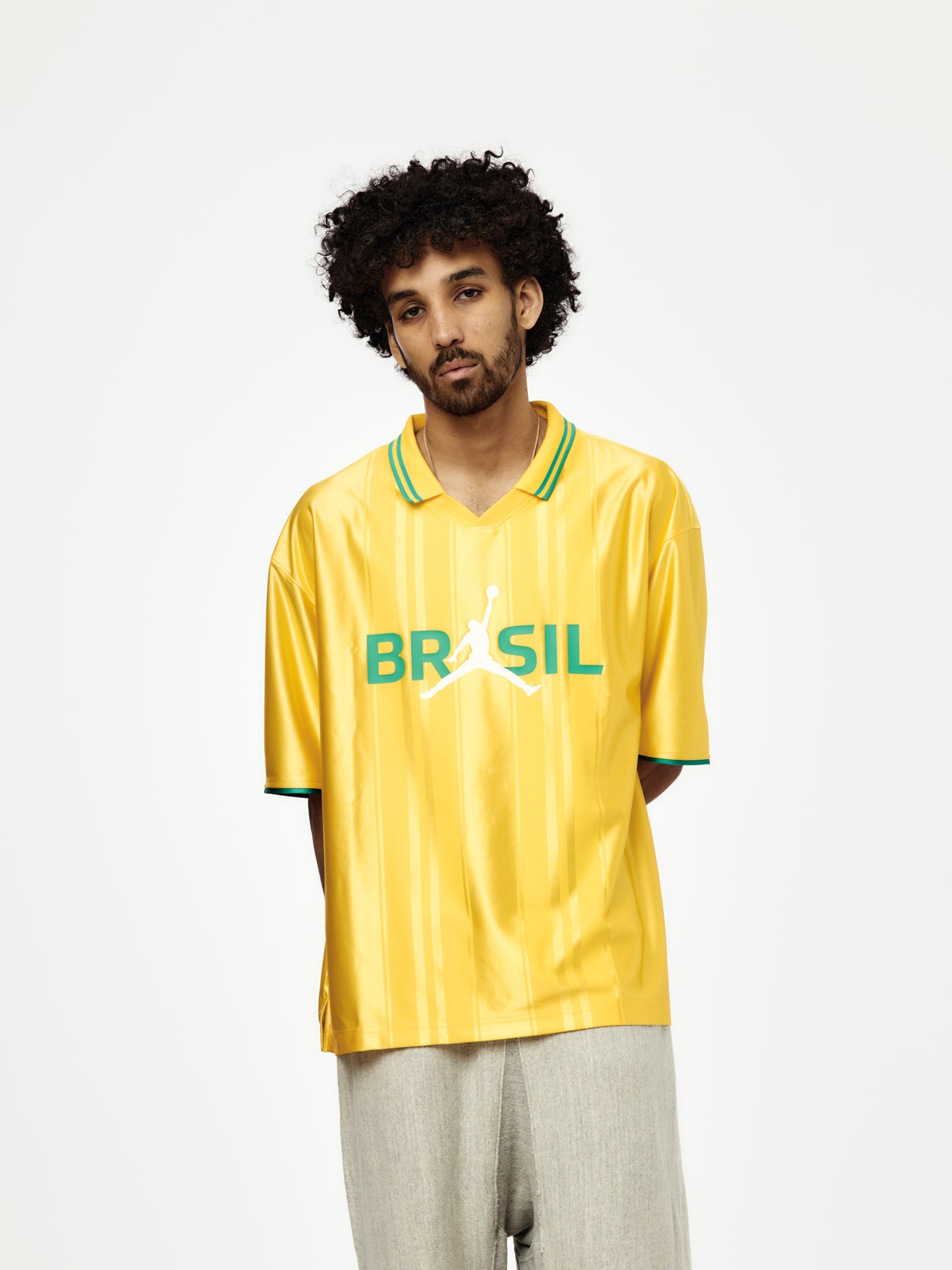 Jordan Brazil Polo Shirt (VARSITY MAIZE)