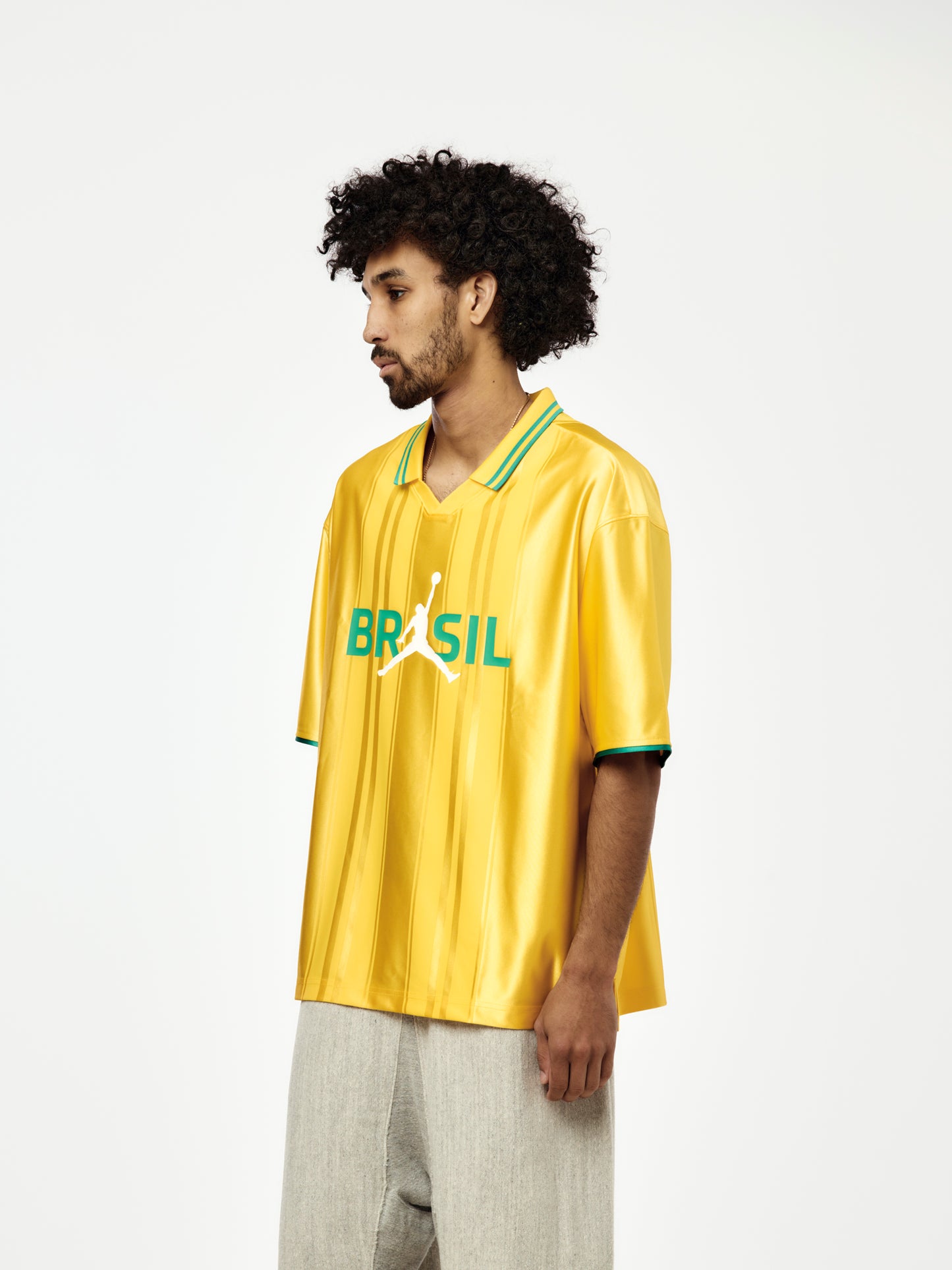 Jordan Brazil Polo Shirt (VARSITY MAIZE)
