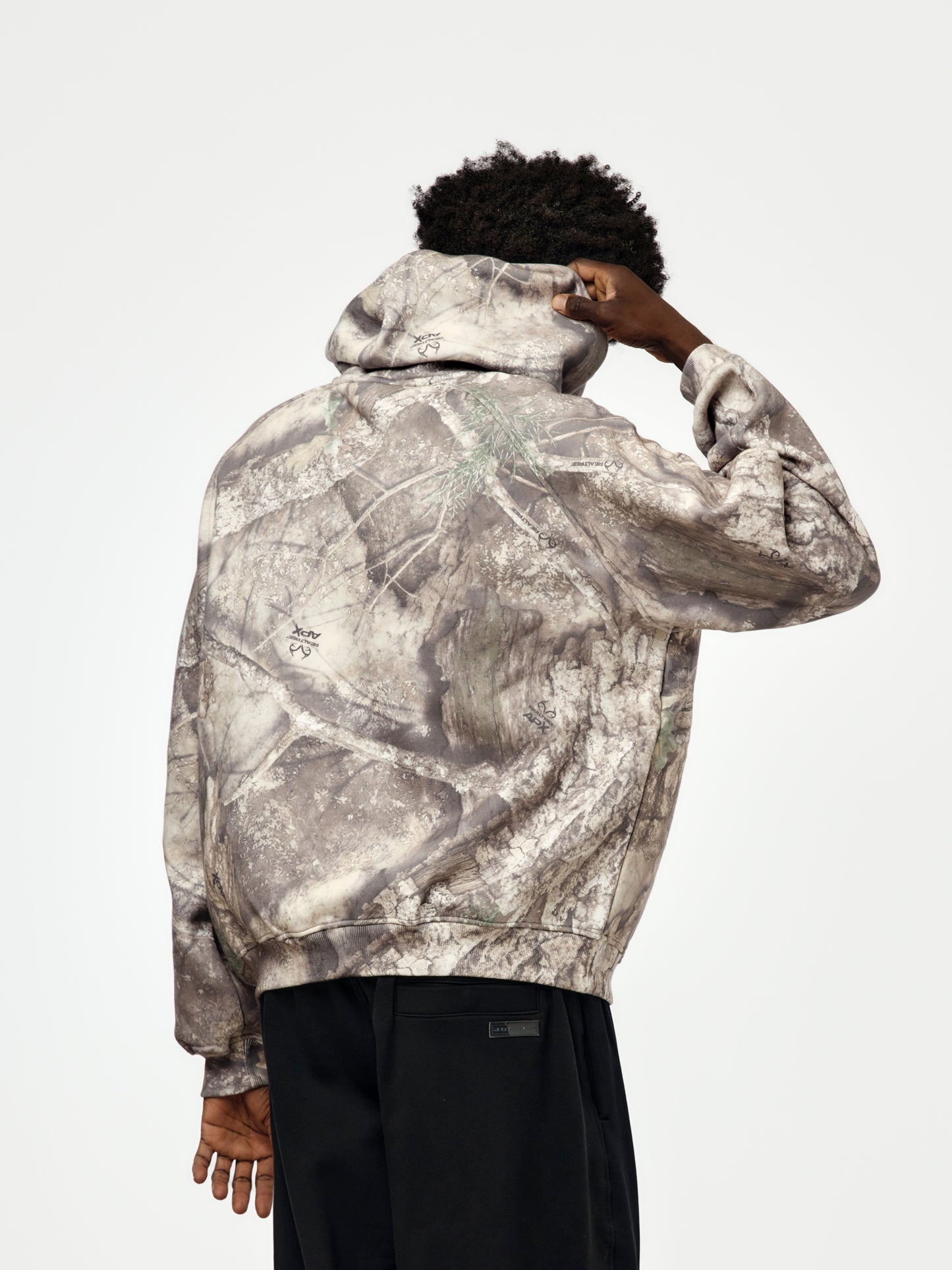 Jordan Brooklyn Fleece Realtree Hoodie (White/Bright Citron)