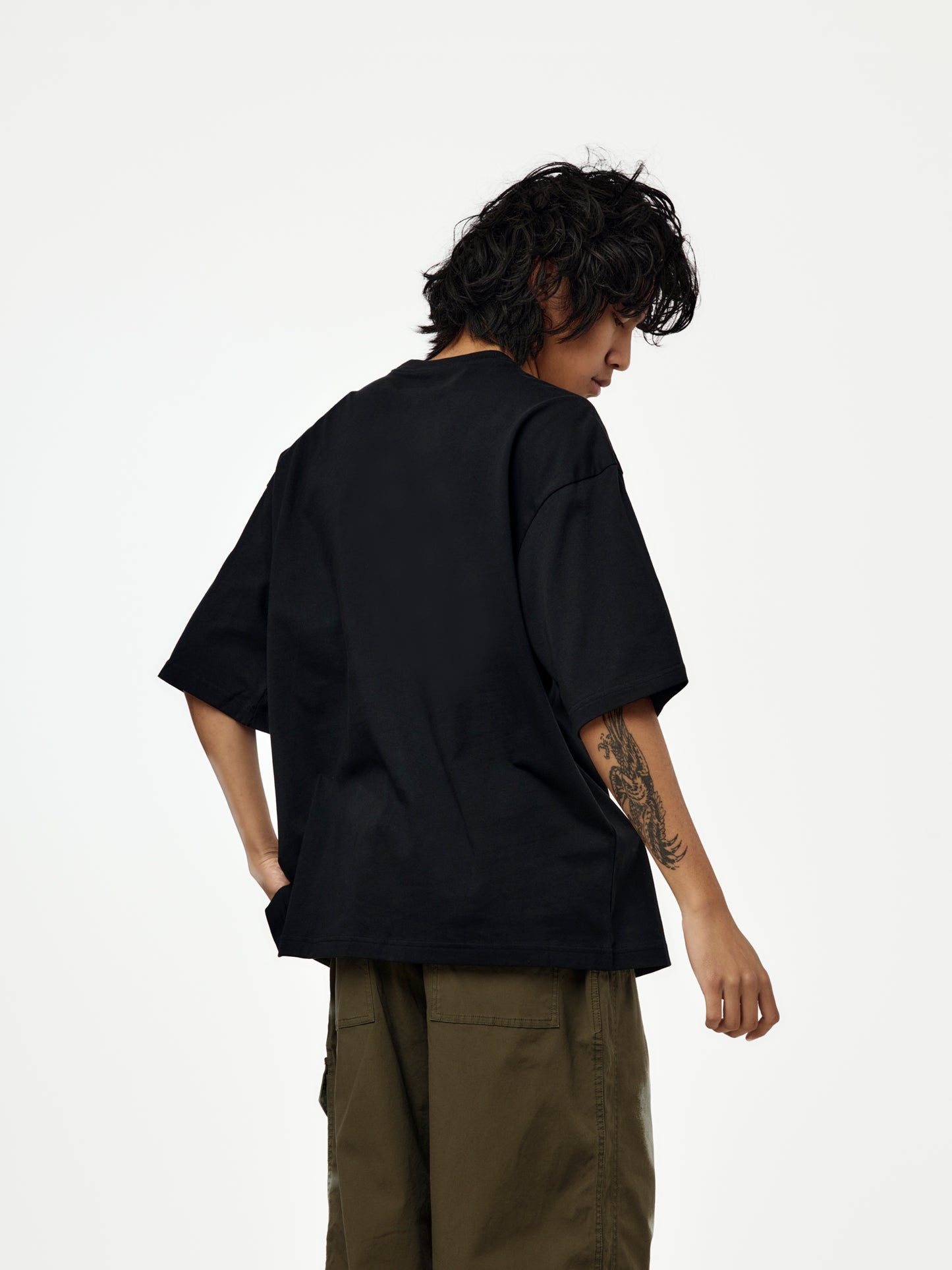 Jordan Flight Essentials Men's Oversized T-Shirt (BLACK)