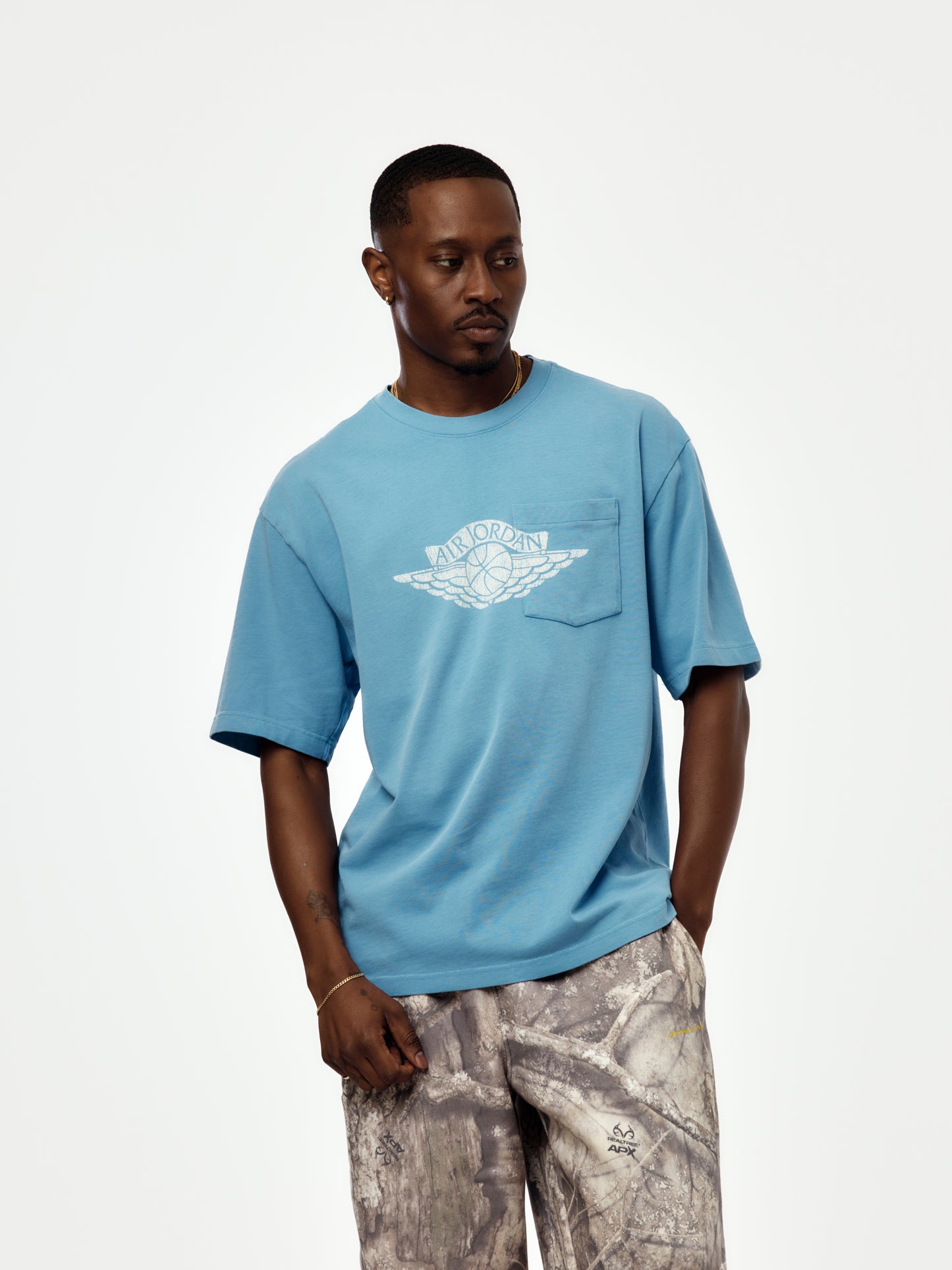 Jordan Flight Essentials T-Shirt (BLUE BEYOND/SAIL)