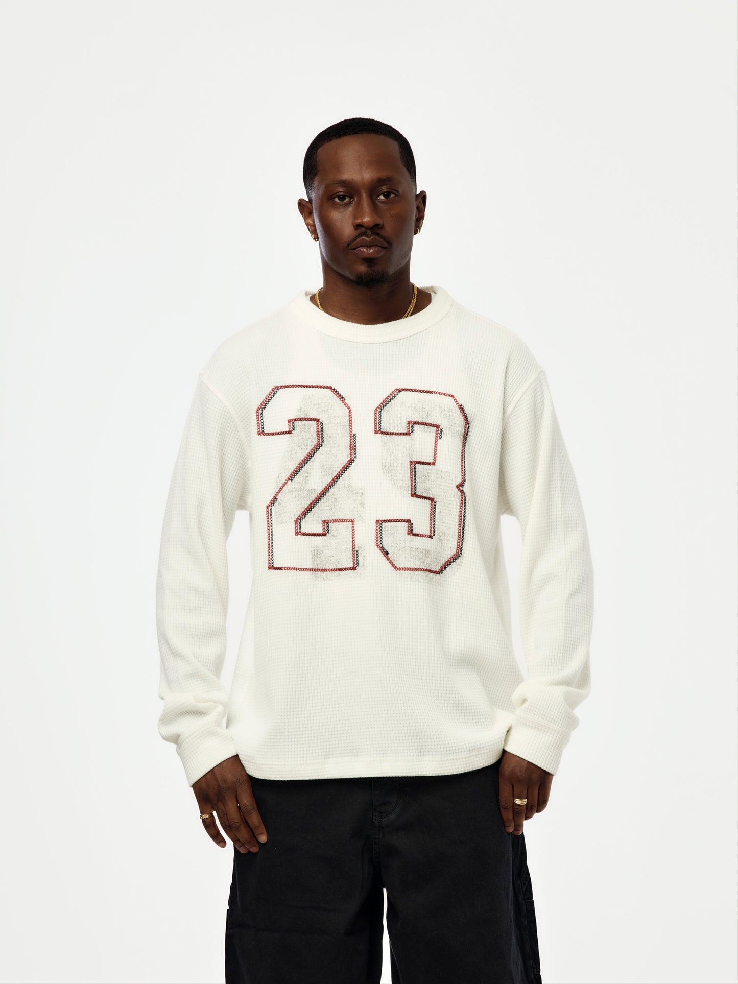 Jordan Long-Sleeve Top (SAIL/SAIL/DARK TEAM RED)