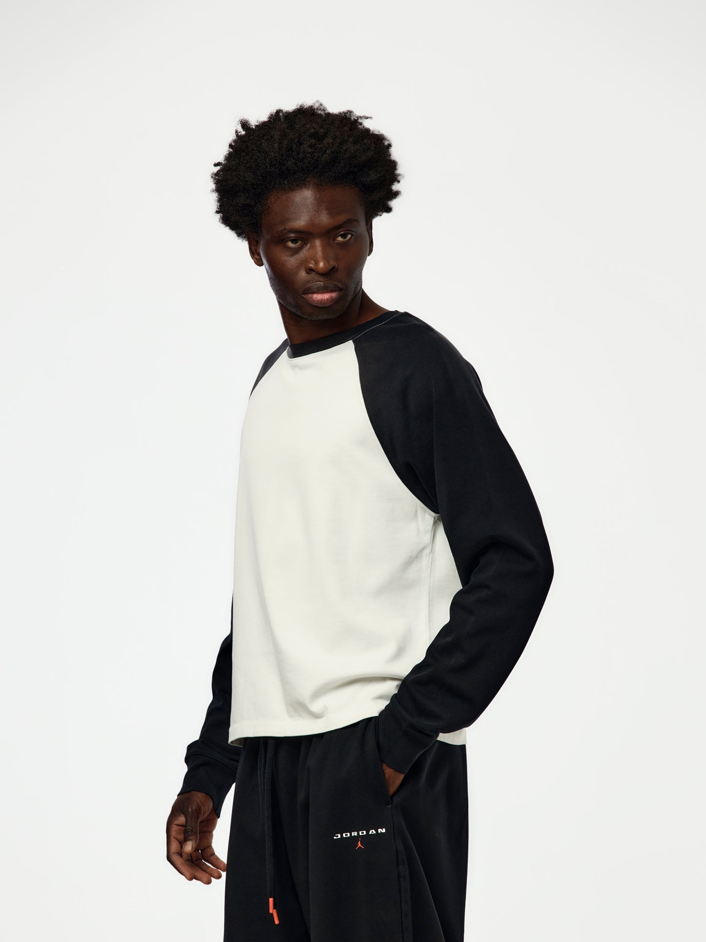 Jordan Raglan T-Shirt (Sail/Black)