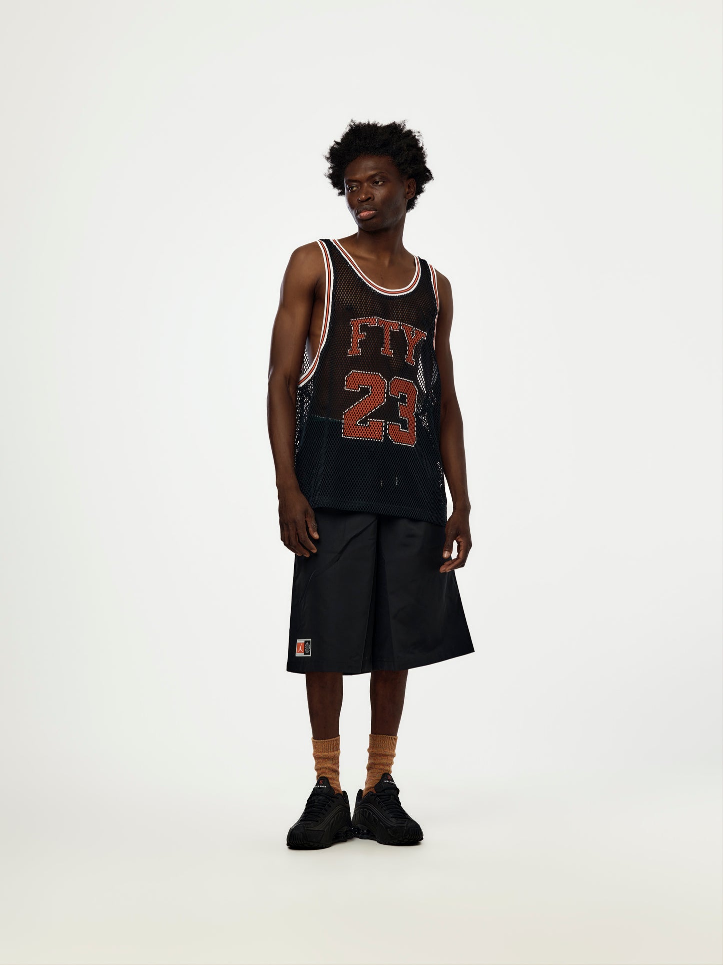 Free The Youth x Jordan Shorts (Black/Light Crimson)