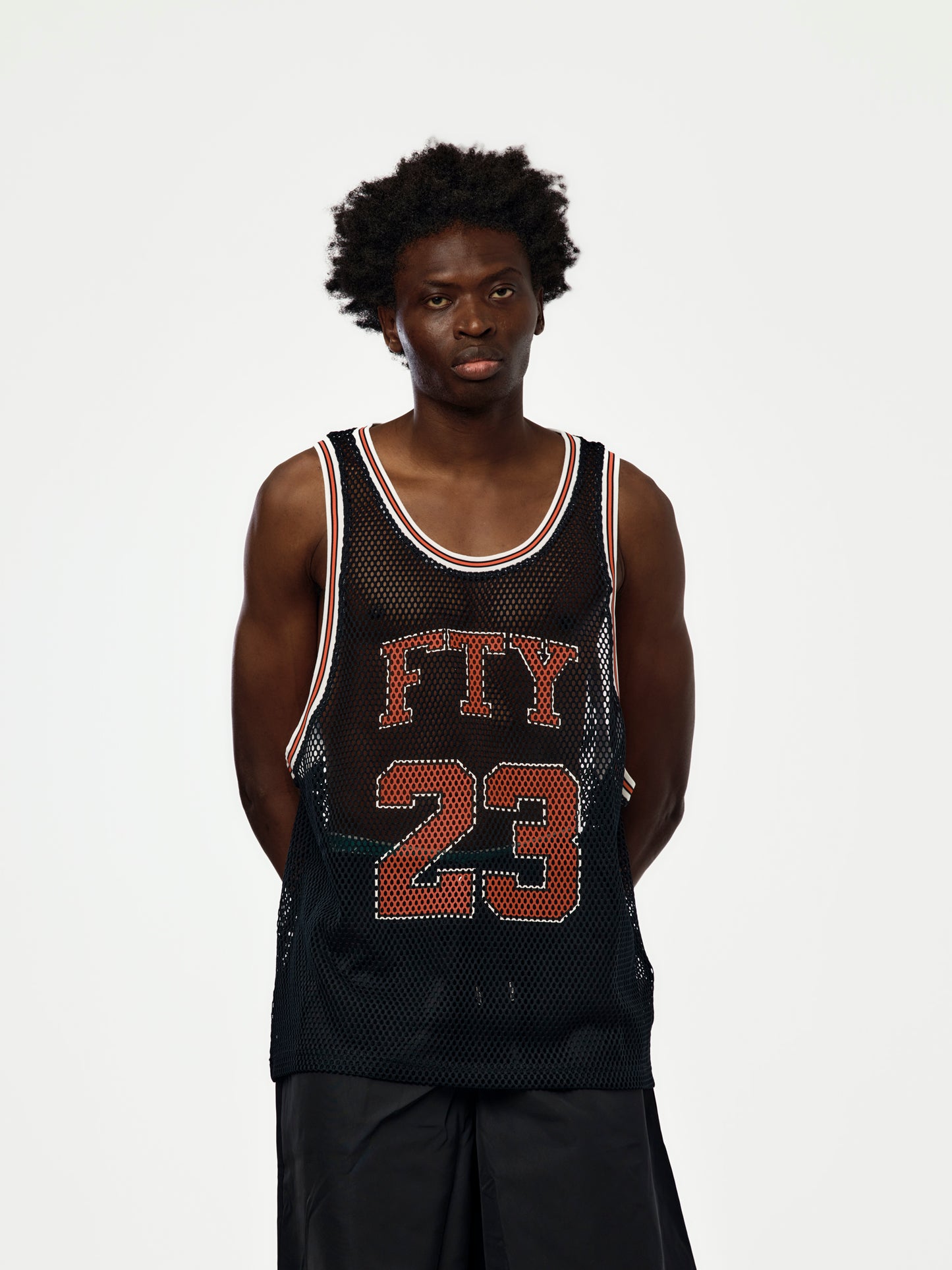 Free The Youth x Jordan Basketball Jersey (Black/Light Crimson)