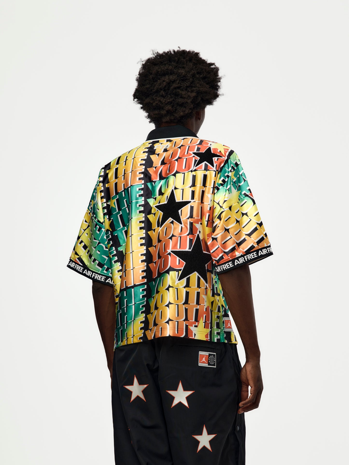 Free The Youth x Jordan Football Jersey (White/Black)