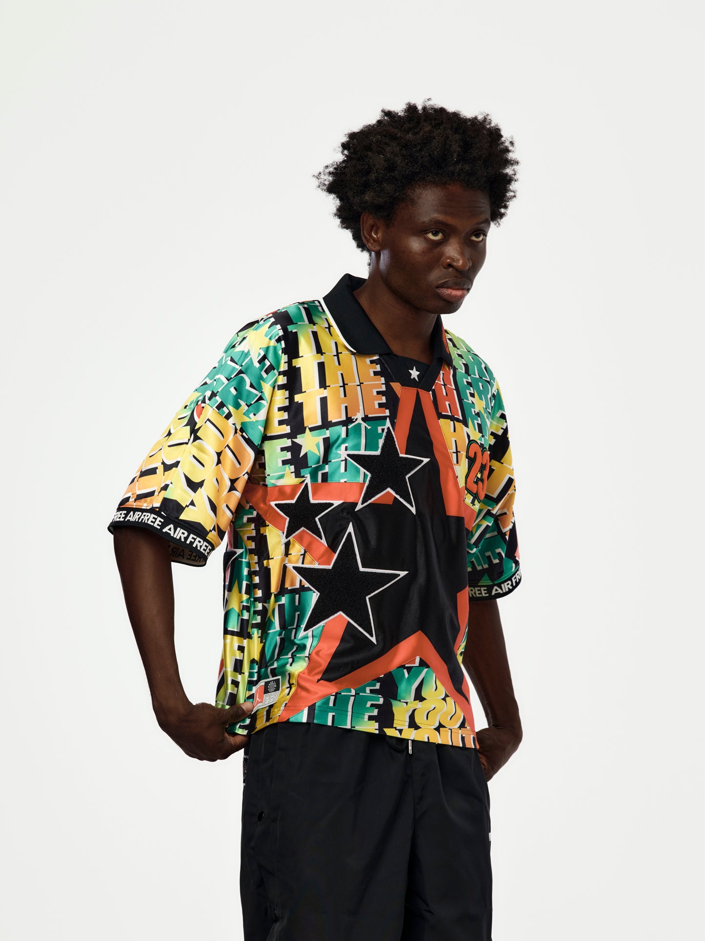 Free The Youth x Jordan Football Jersey (White/Black)