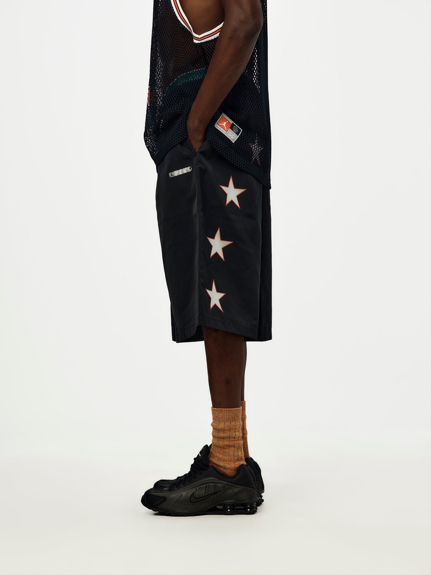 Free The Youth x Jordan Shorts (Black/Light Crimson)
