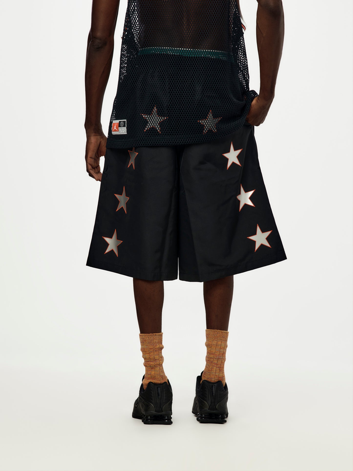 Free The Youth x Jordan Shorts (Black/Light Crimson)