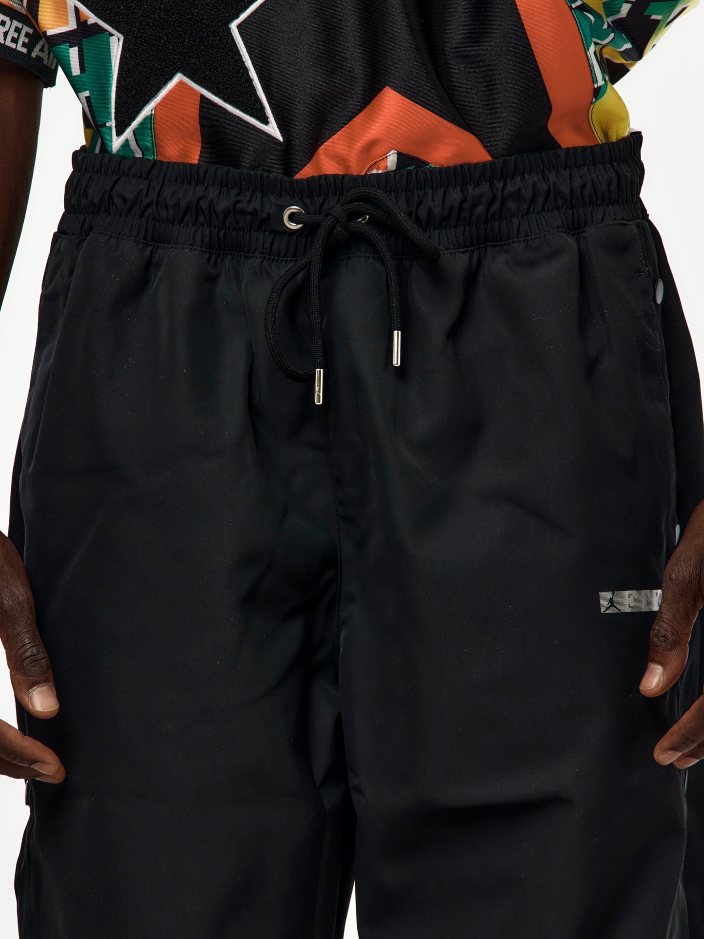Free The Youth x Jordan Track Pants (Black/Light Crimson)