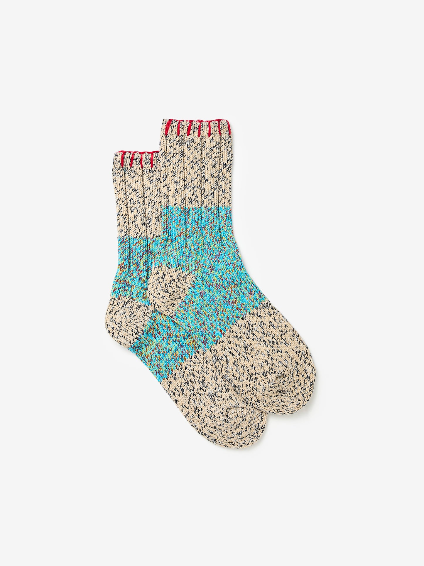 56 Yarns Grandrelle GOGH HOBO Stick Socks (Turquoise)