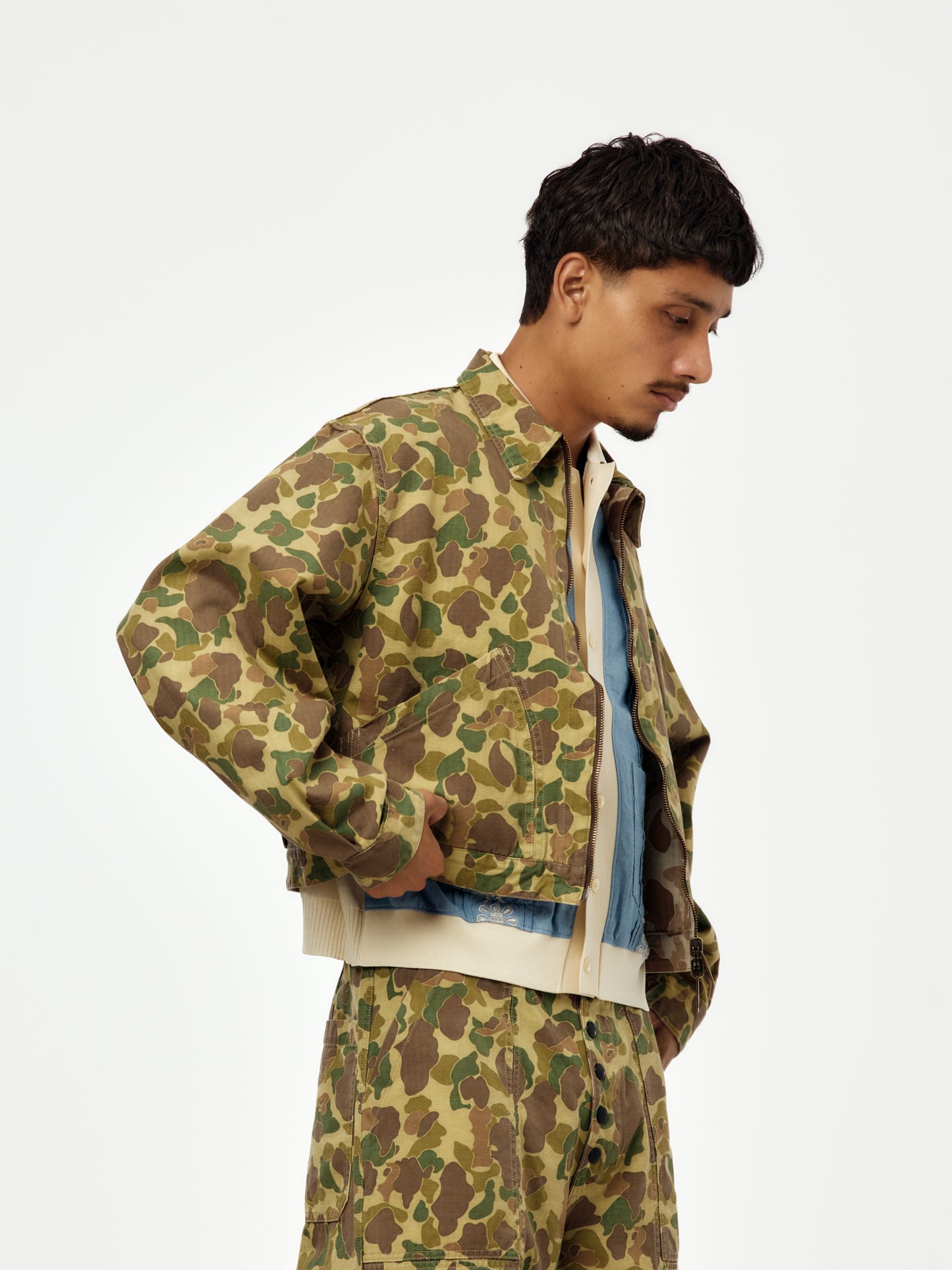 Herringbone Reversible Drizzler JKT (Hunter Camo)