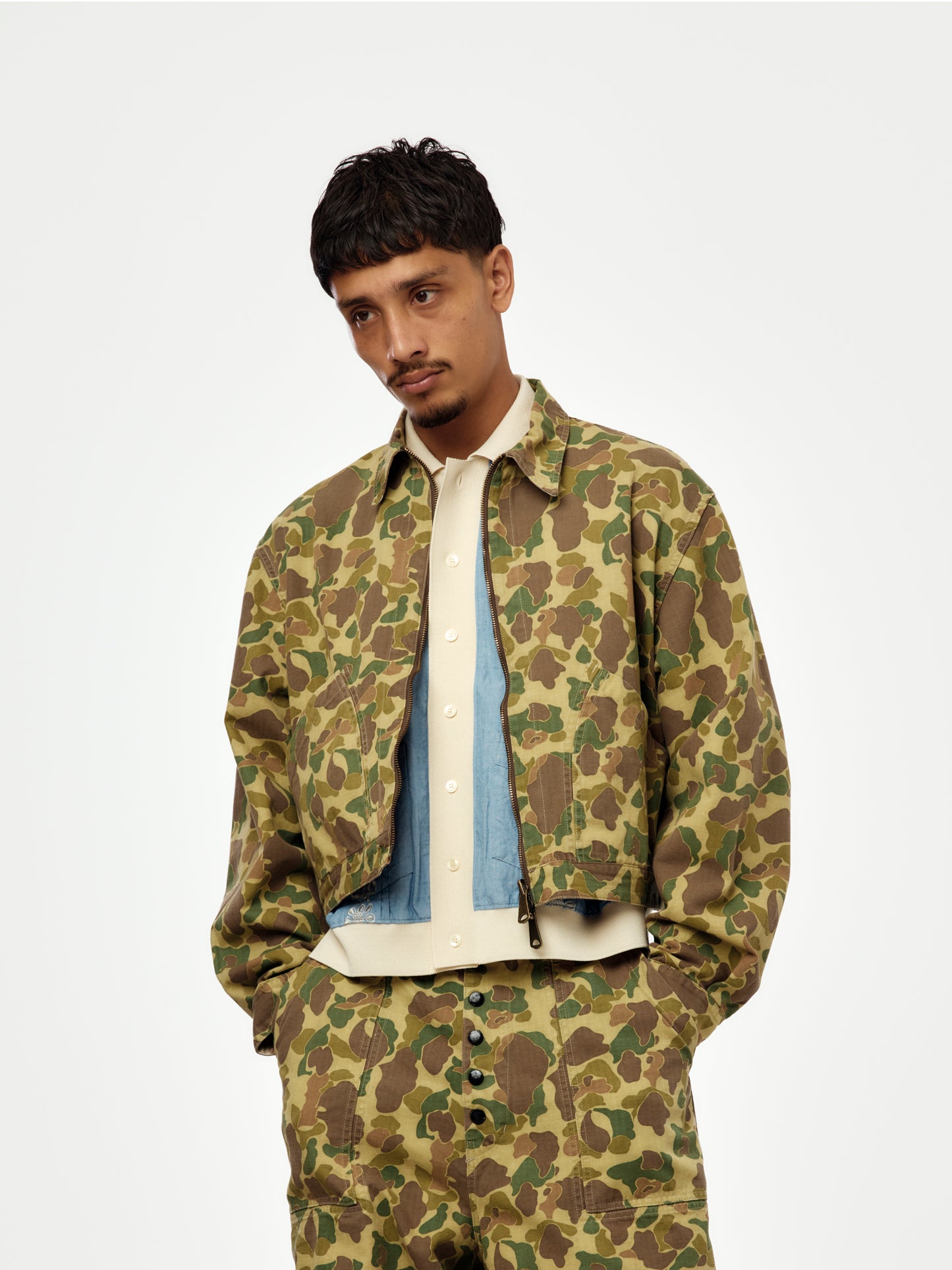 Herringbone Reversible Drizzler JKT (Hunter Camo)