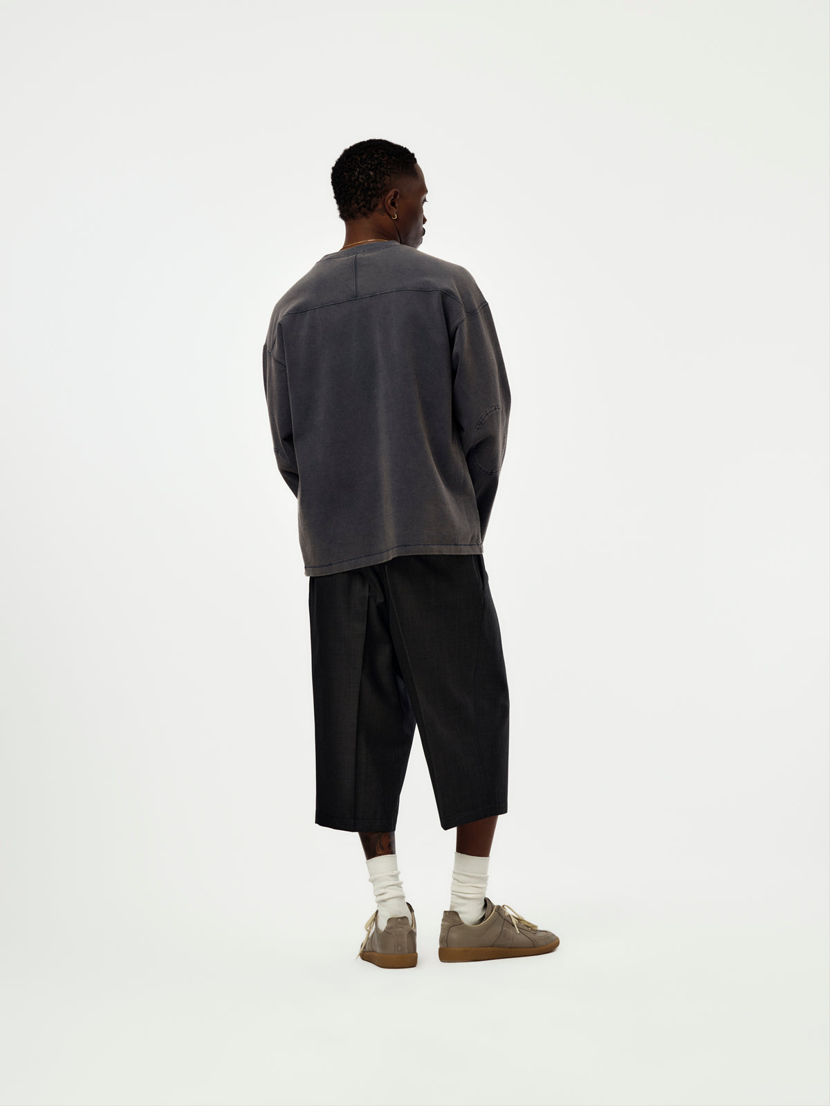 Bench L/S Tee (Navy)