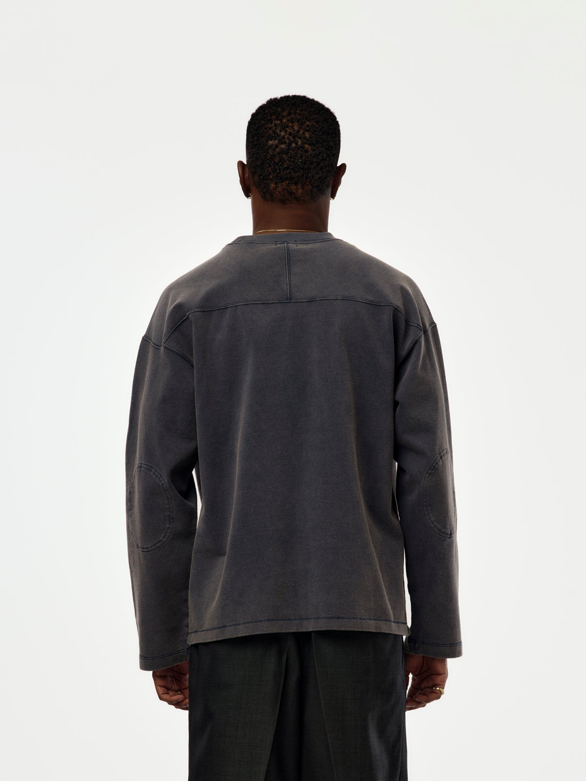 Bench L/S Tee (Navy)