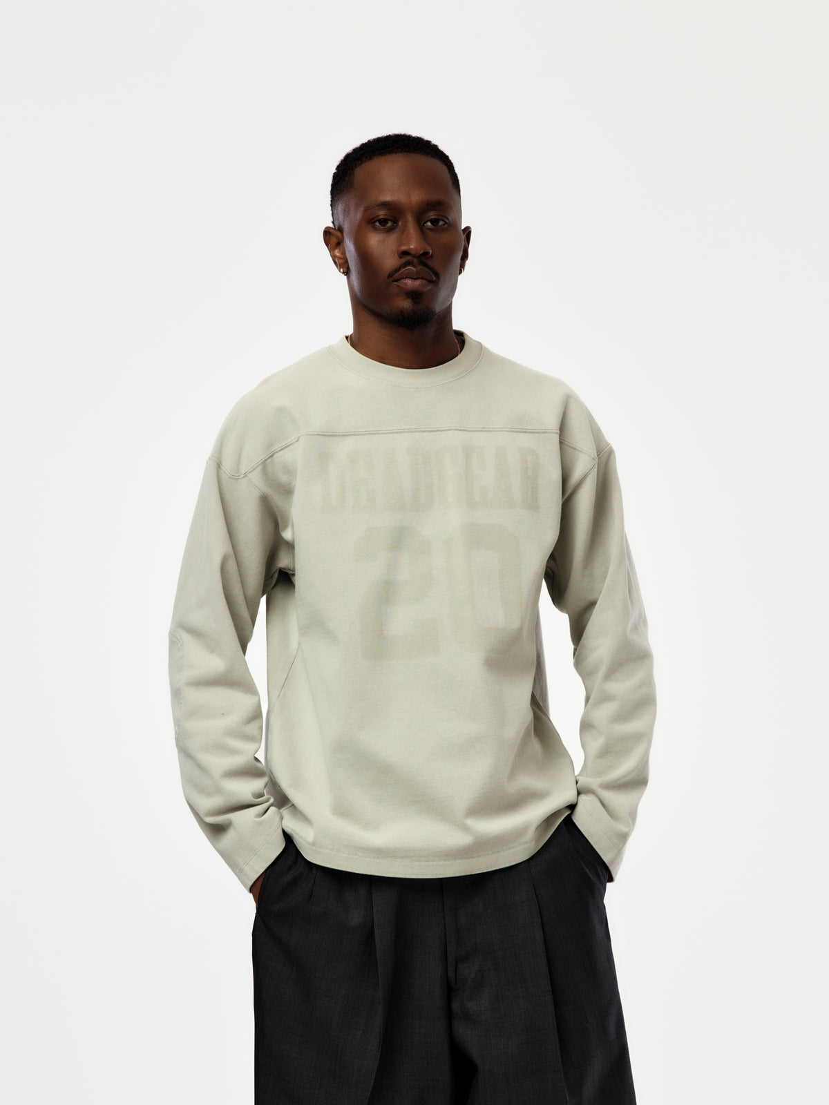 Bench L/S Tee (Sage)