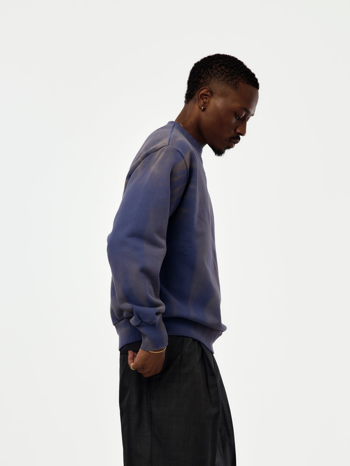 Stained Crewneck (Purple)
