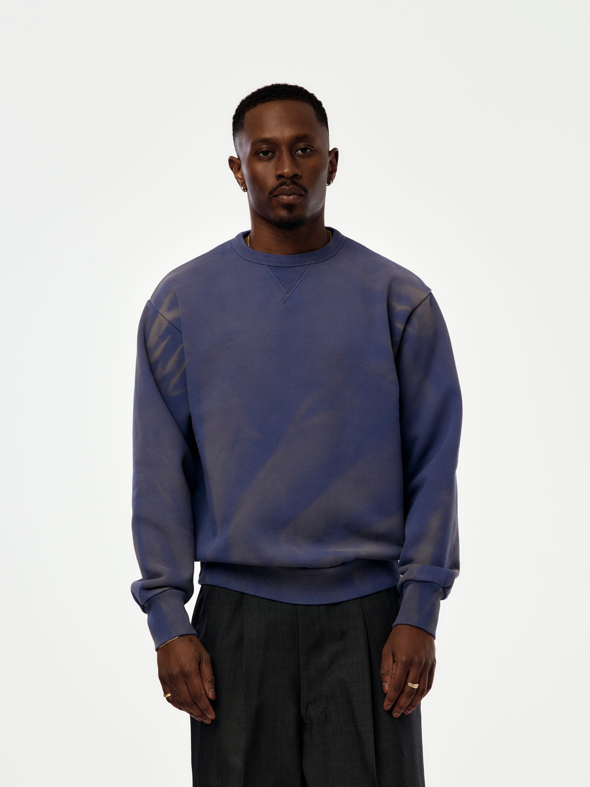 Stained Crewneck (Purple)
