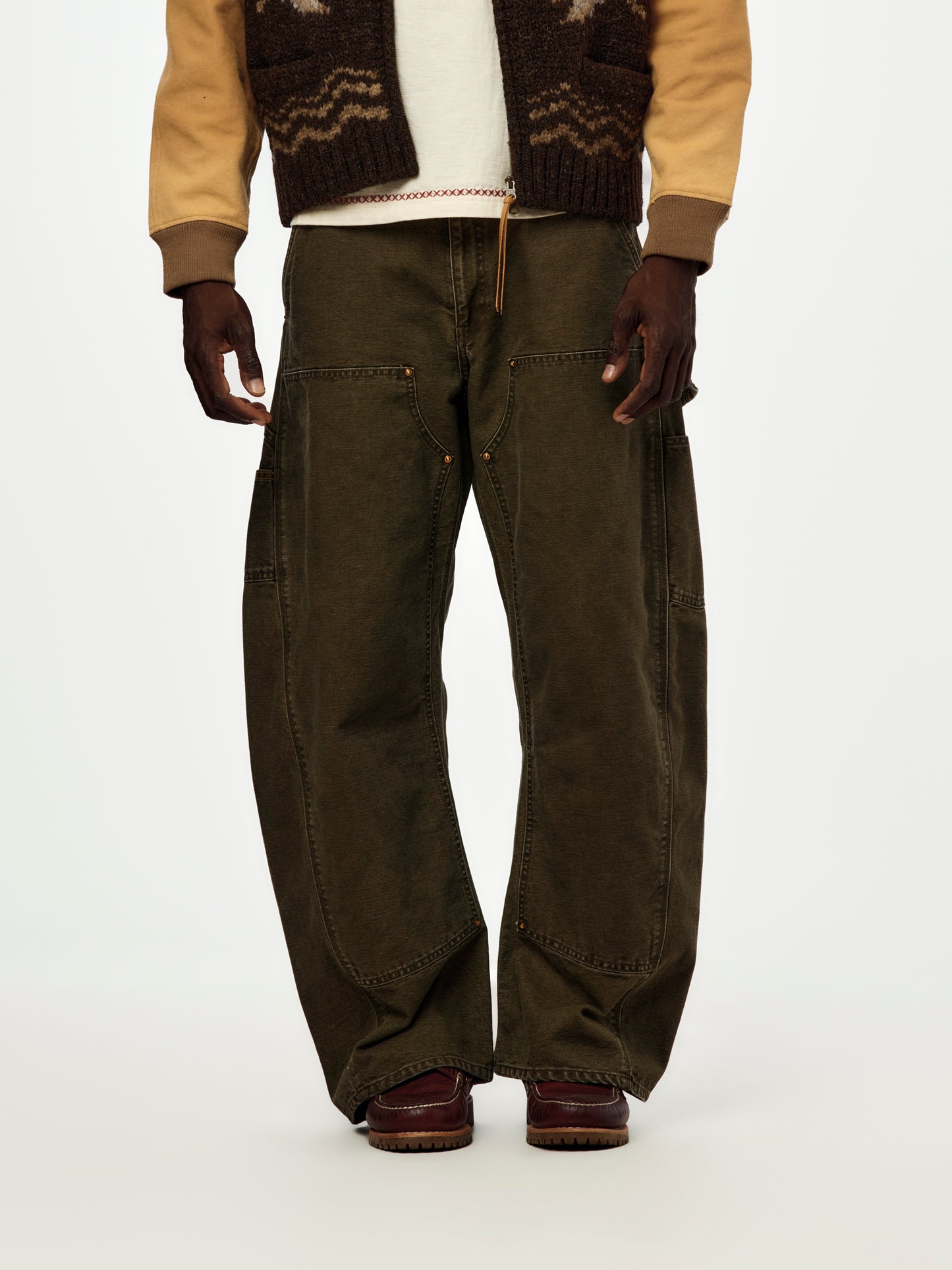 3D Cut Painter Pants (KHAKI)