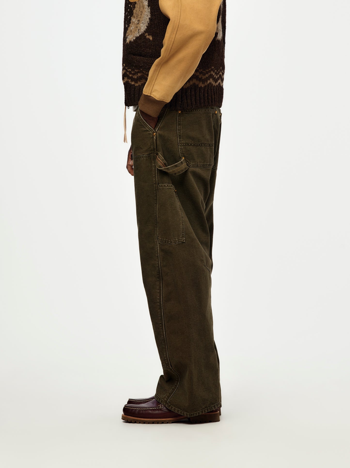 3D Cut Painter Pants (KHAKI)