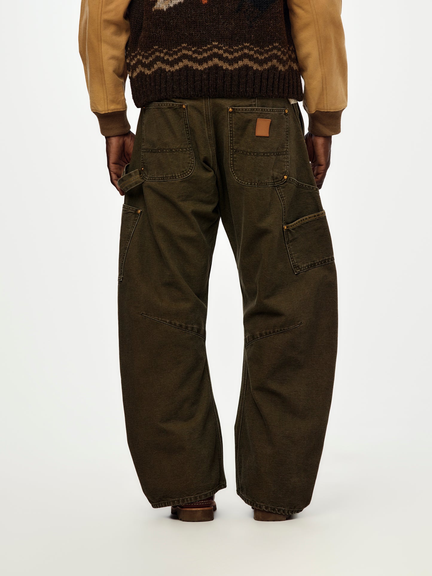 3D Cut Painter Pants (KHAKI)