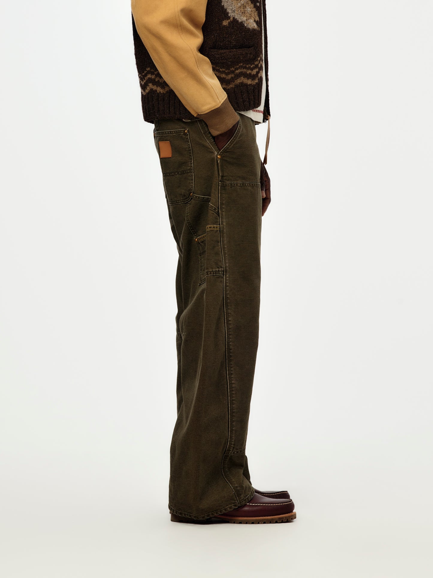 3D Cut Painter Pants (KHAKI)
