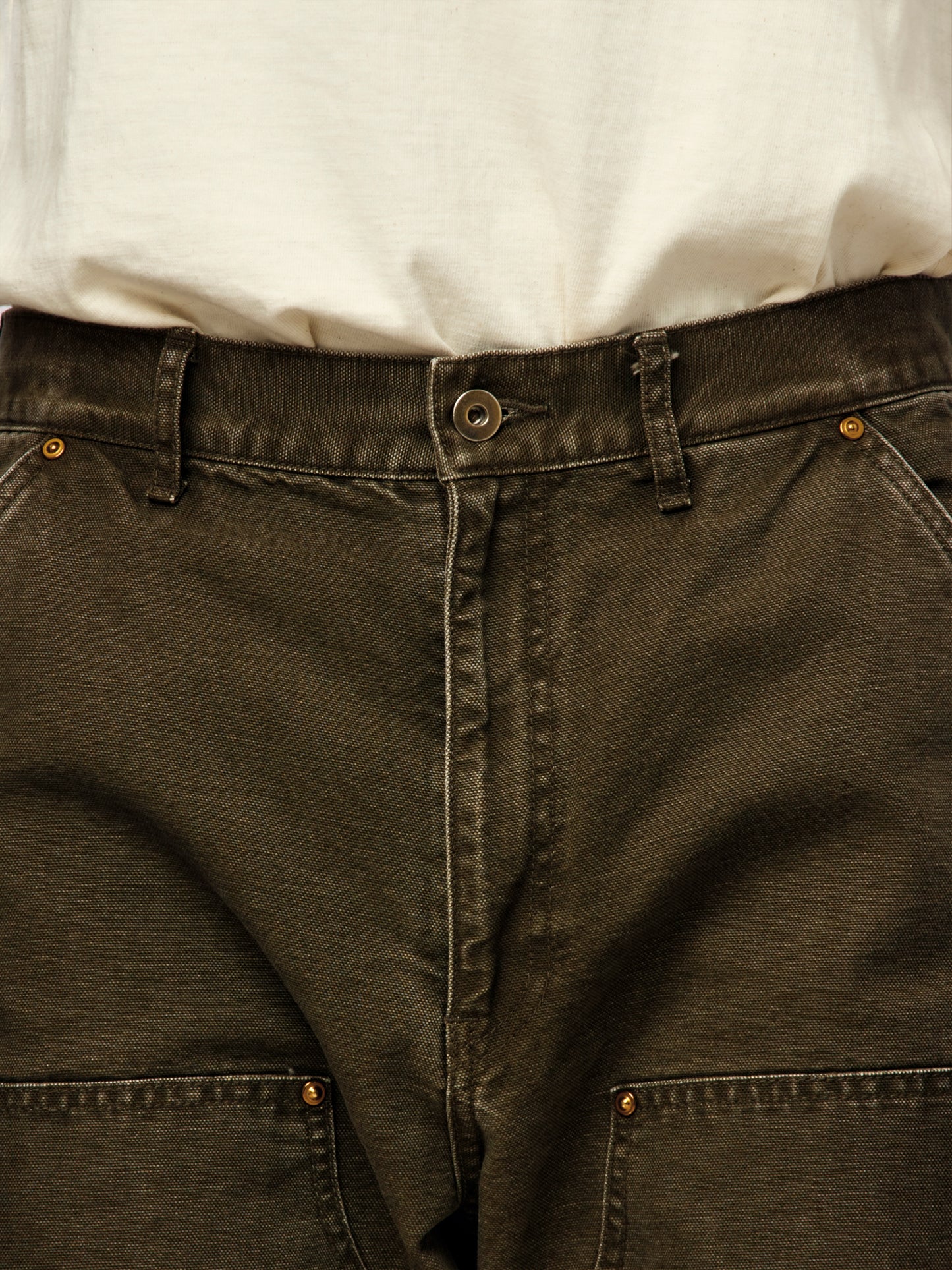 3D Cut Painter Pants (KHAKI)